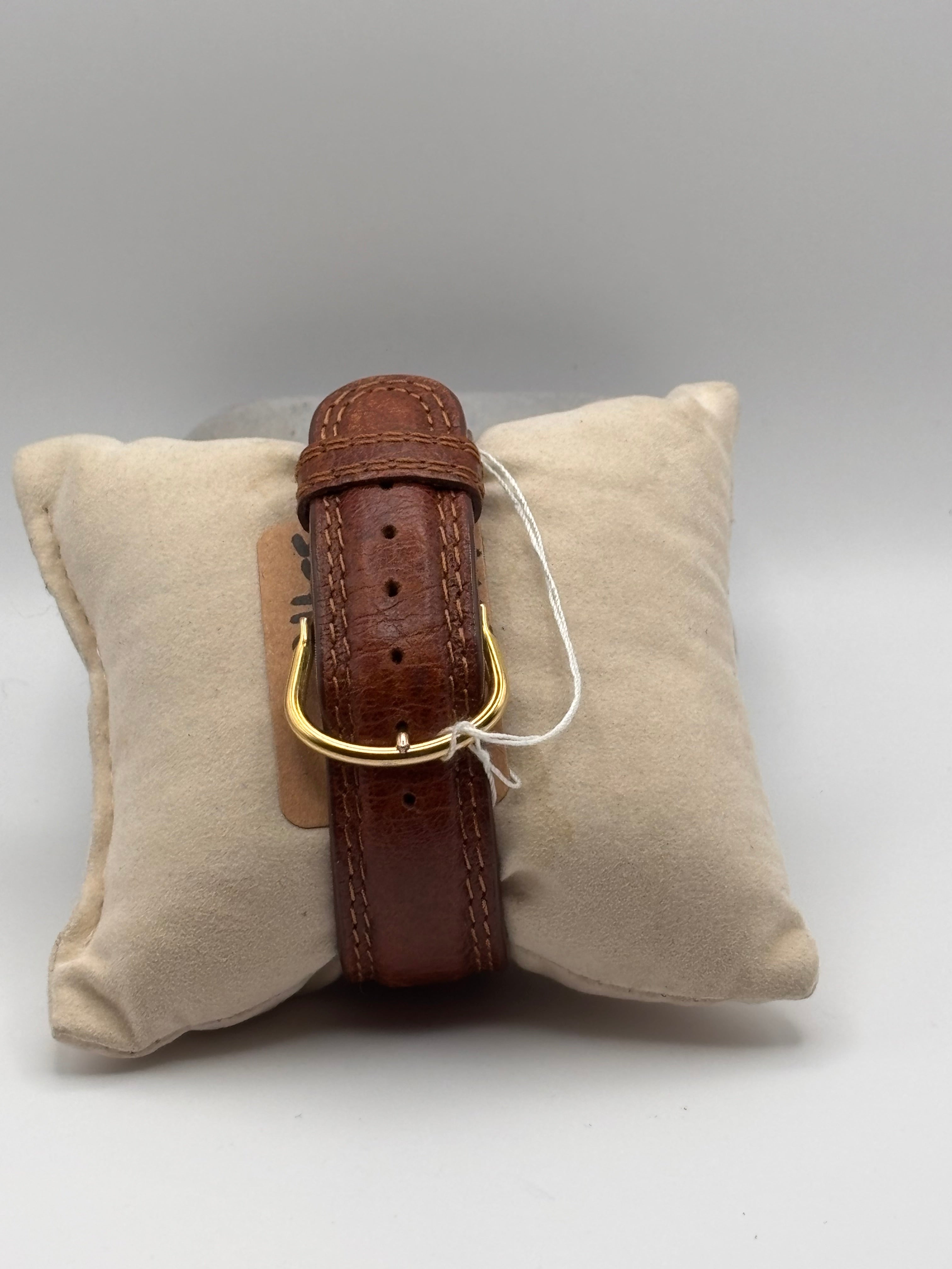 Cauny Prima Vintage Dress Watch – Swiss Made – 17 Jewels – Gold Plated – Serviced Strap
