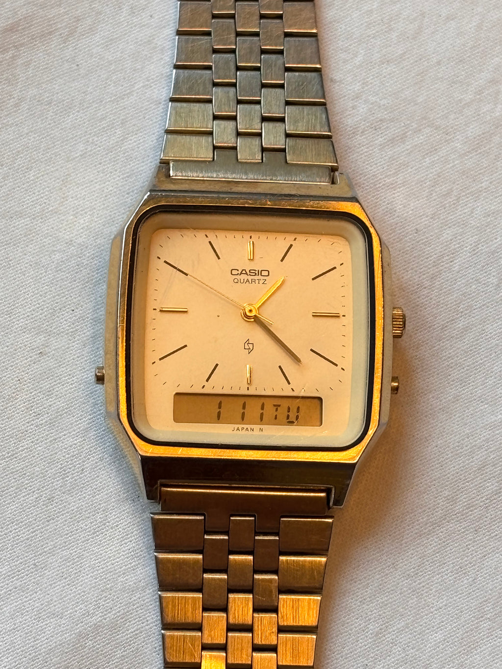 Vintage Casio AQ-321G Ana-Digi – Japan Made