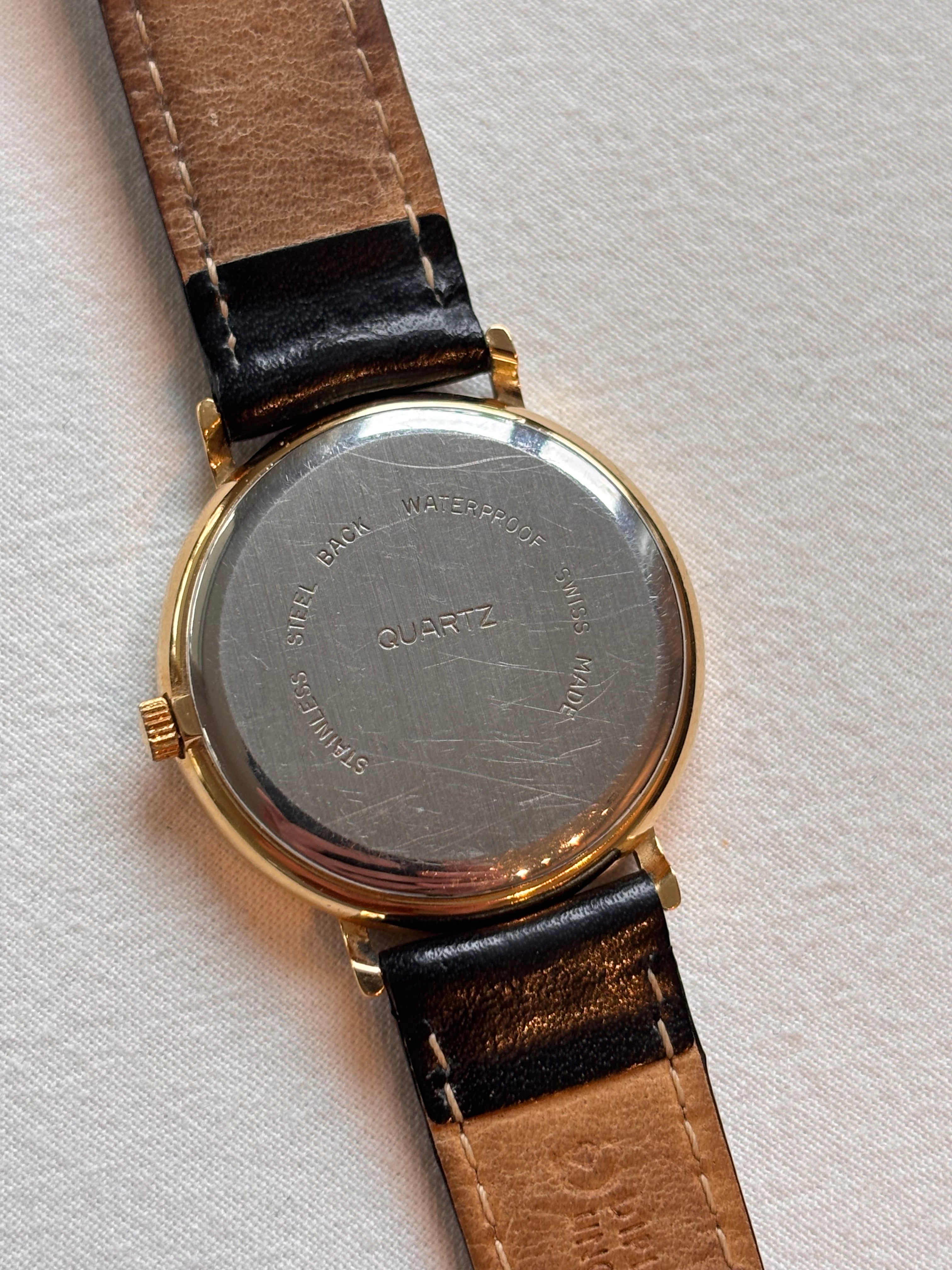 Leica Quartz Vintage Watch – Gold Tone – Presentation Box Included