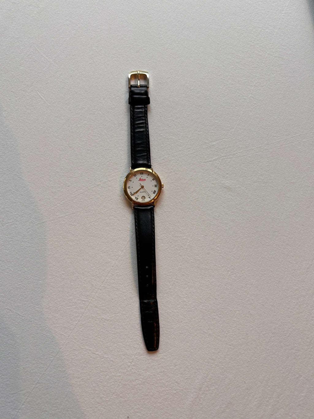 Leica Quartz Vintage Watch – Gold Tone – Presentation Box Included