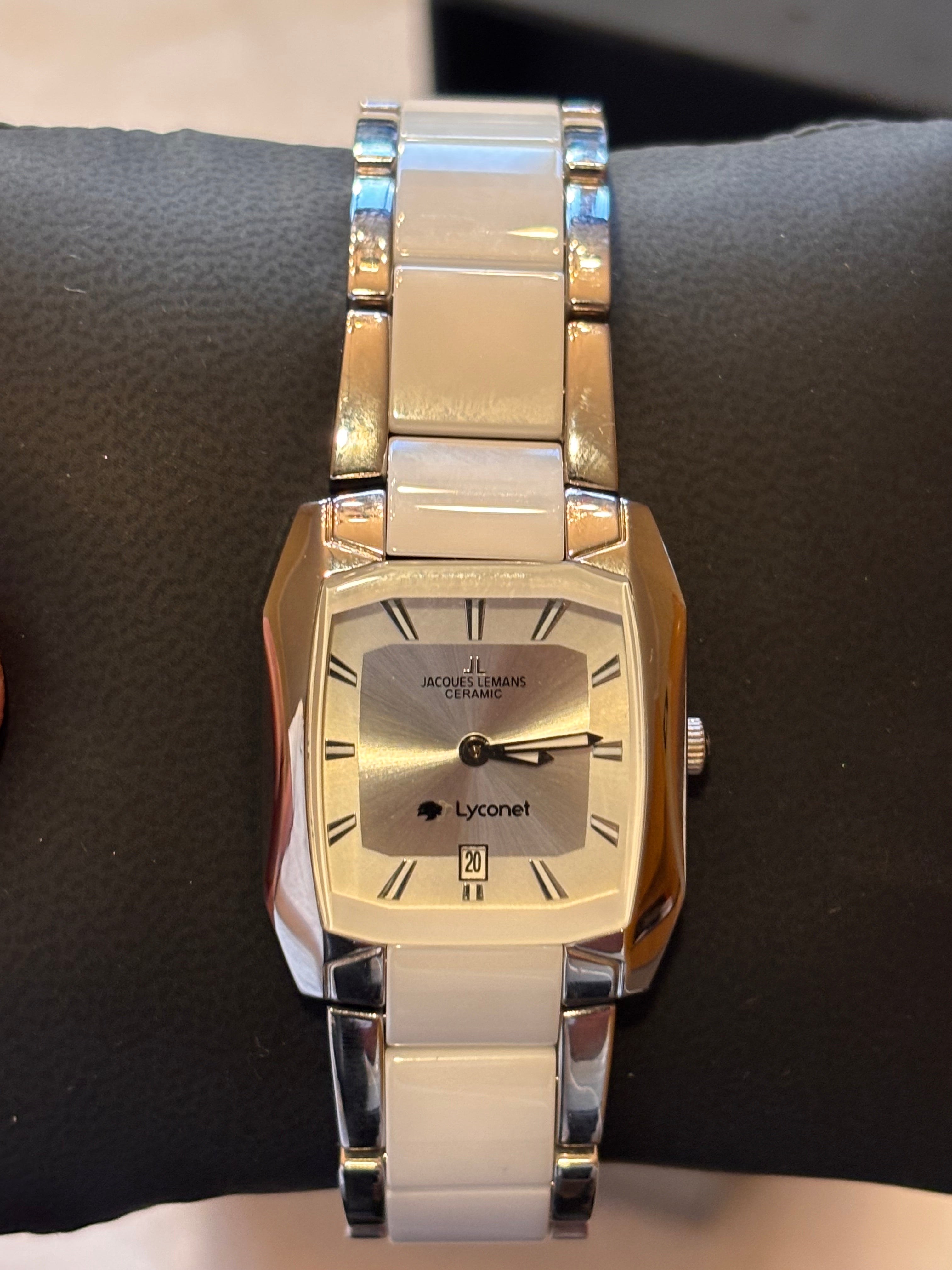 Jacques Lemans Ceramic Damklocka – Komplett med Box & Garantikort – Quartz