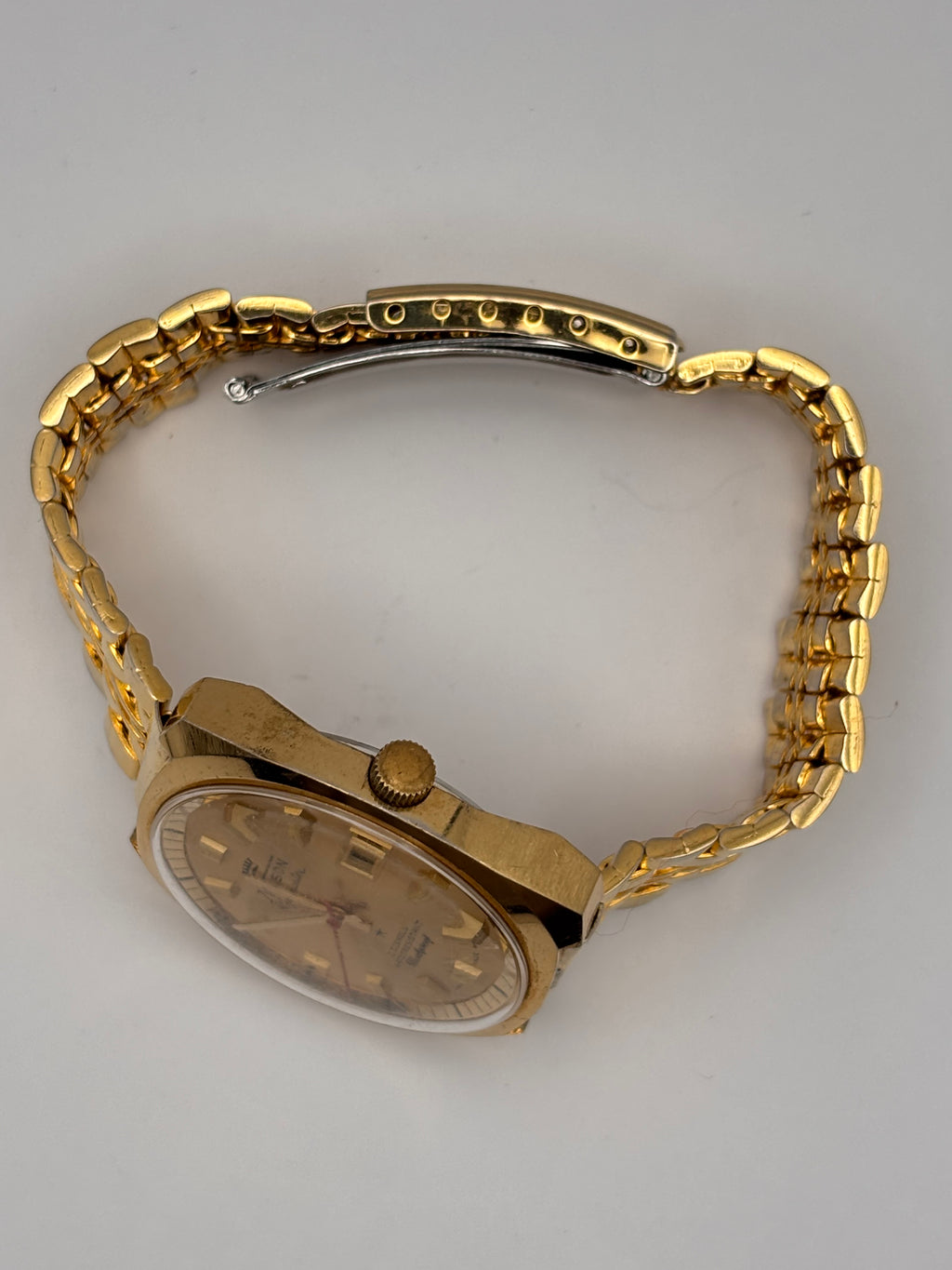 Vintage Nelson Supermaster Swiss Made 23 Jewels Gold Plated Men’s Watch – Perfect Working Condition