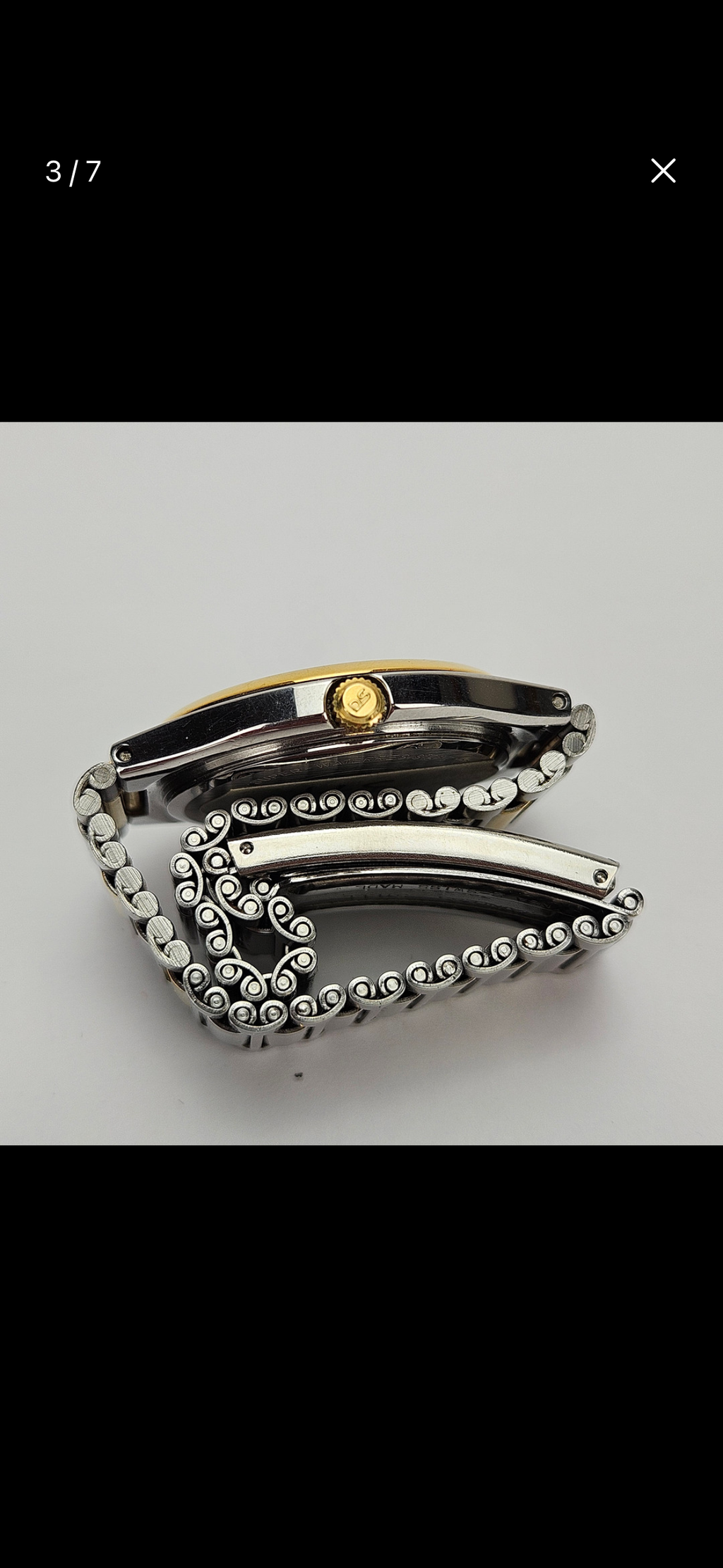 Certina DS Quartz Two-Tone Vintage Swiss Watch | Sapphire Crystal | Original Bracelet & Box