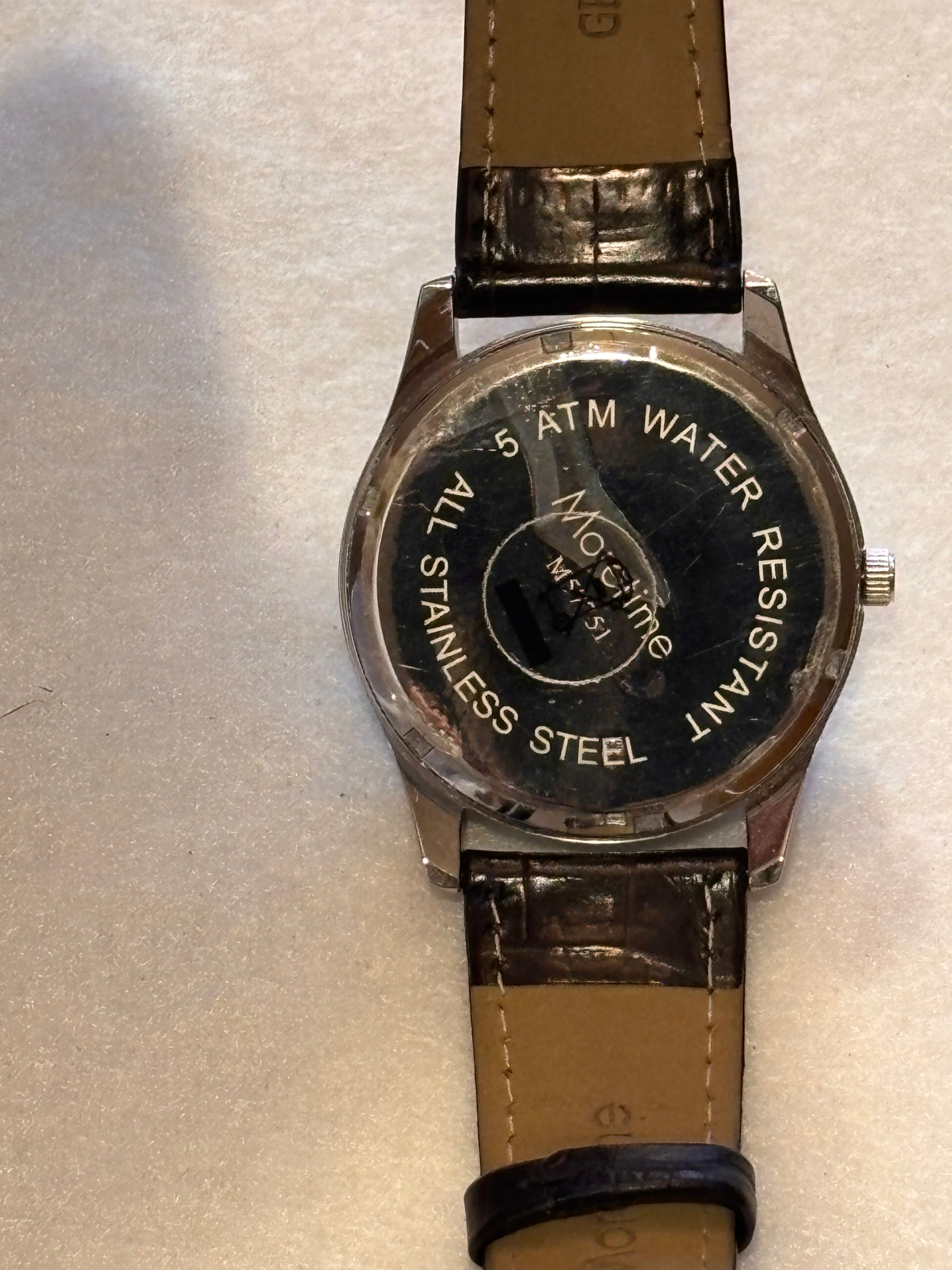 Moretime Herrklocka – Svart Tavla – 50M – Datum – Elegant Dress Watch