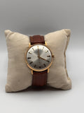 Cauny Prima Vintage Dress Watch – Swiss Made – 17 Jewels – Gold Plated – Serviced Strap
