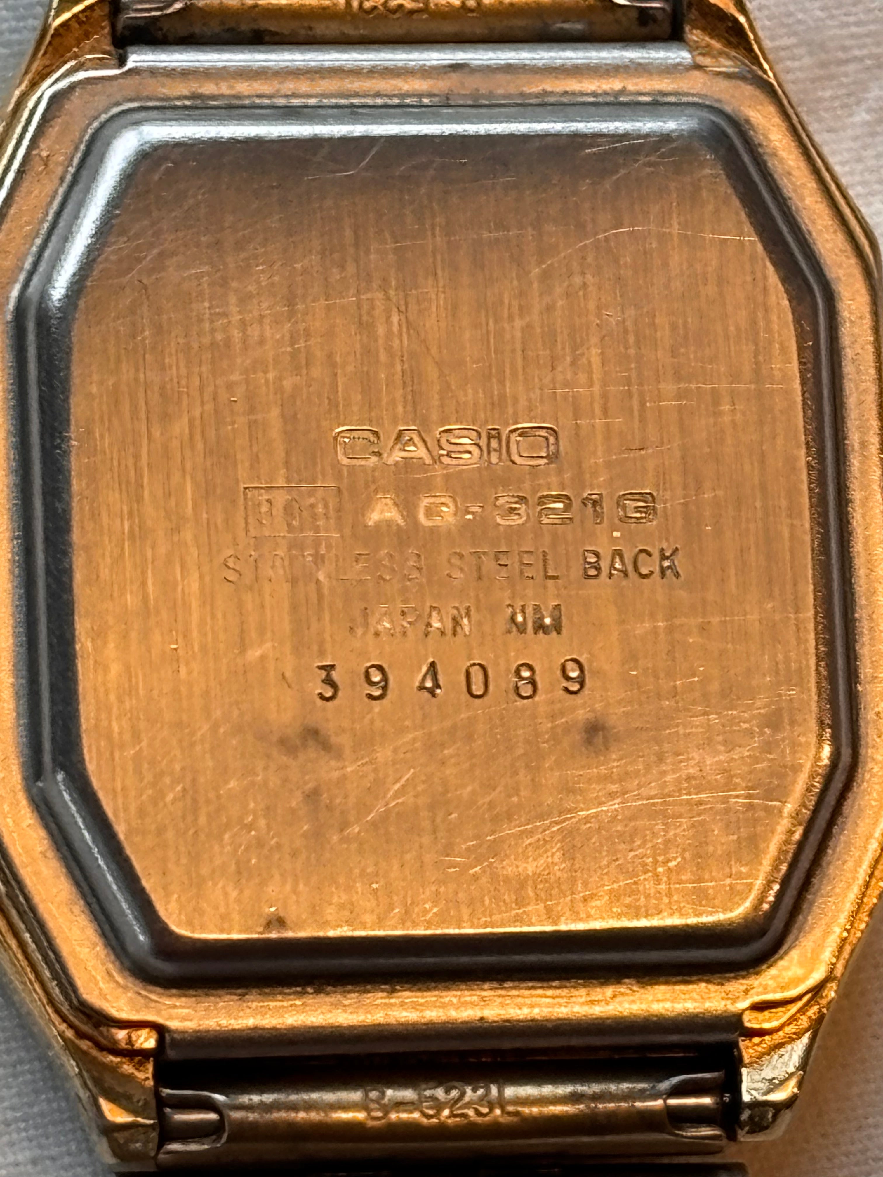 Vintage Casio AQ-321G Ana-Digi – Japan Made