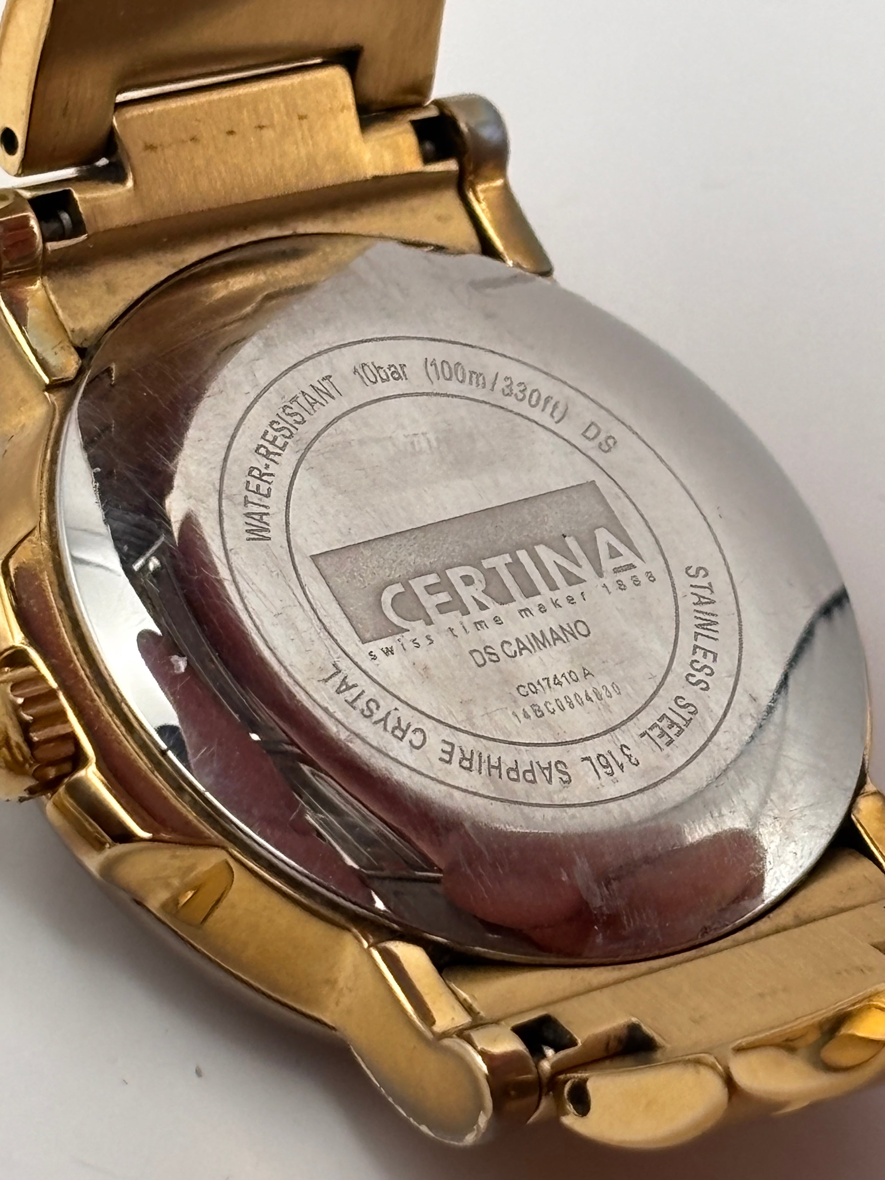 Certina DS Caimano – Swiss Made – Sapphire Crystal – 100M – Quartz