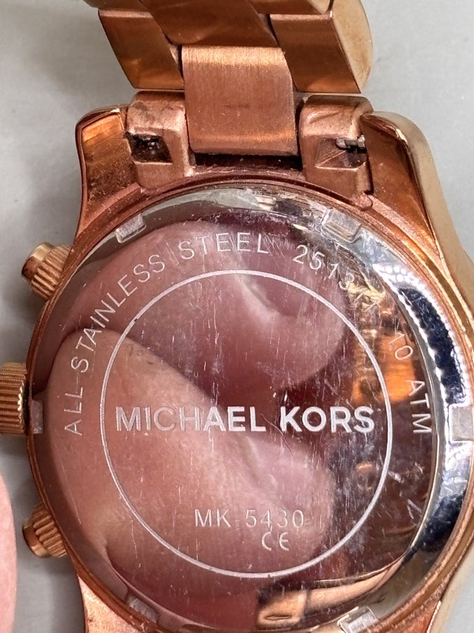Michael Kors MK-5430 Rose Gold-Tone Ladies Watch