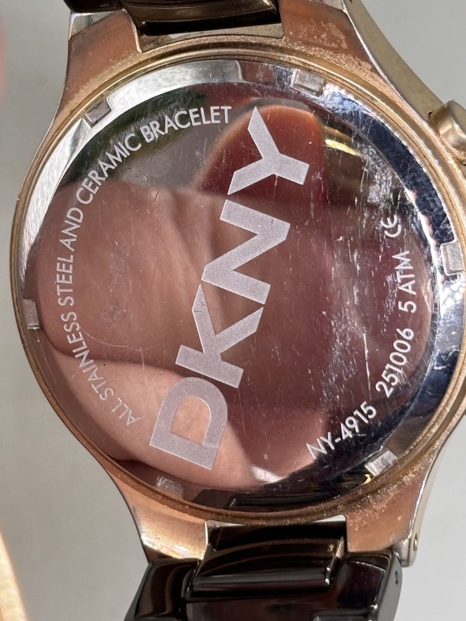 DKNY NY-4915 Chronograph Black Ceramic Watch