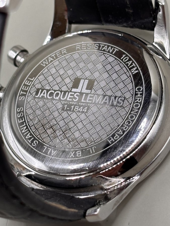 Jacques Lemans 1-1844 Chronograph – Black Dial