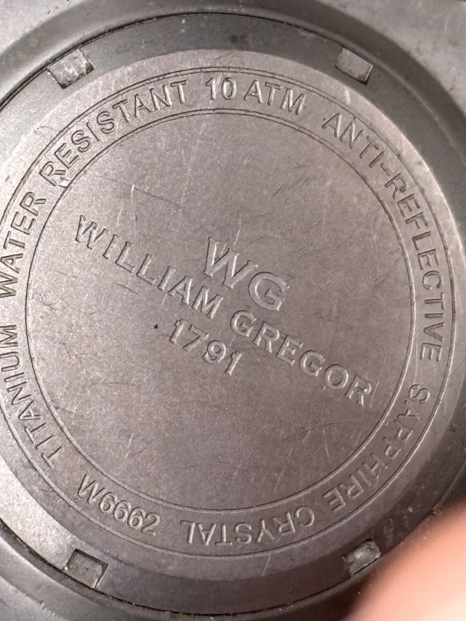 William Gregor WG Titanium Watch – Sapphire