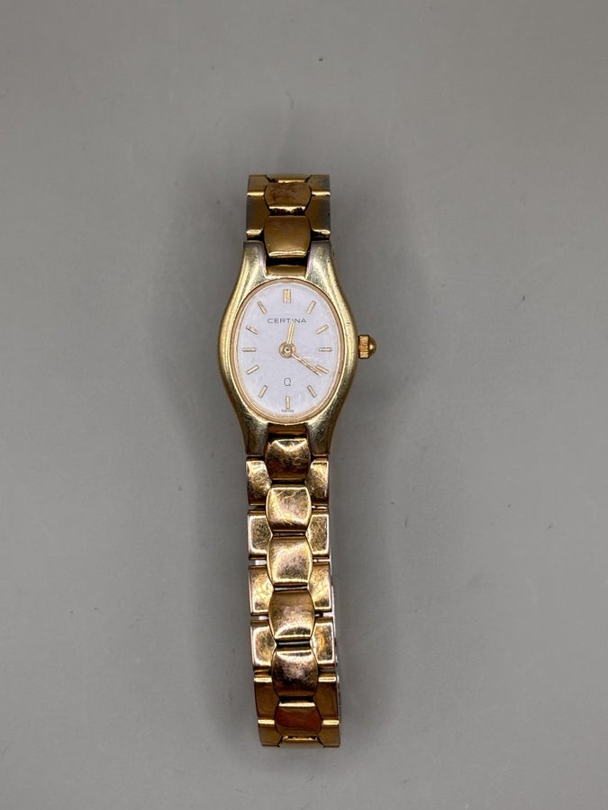 Certina 133.3067.25 Gold-Plated Quartz Ladies Watch