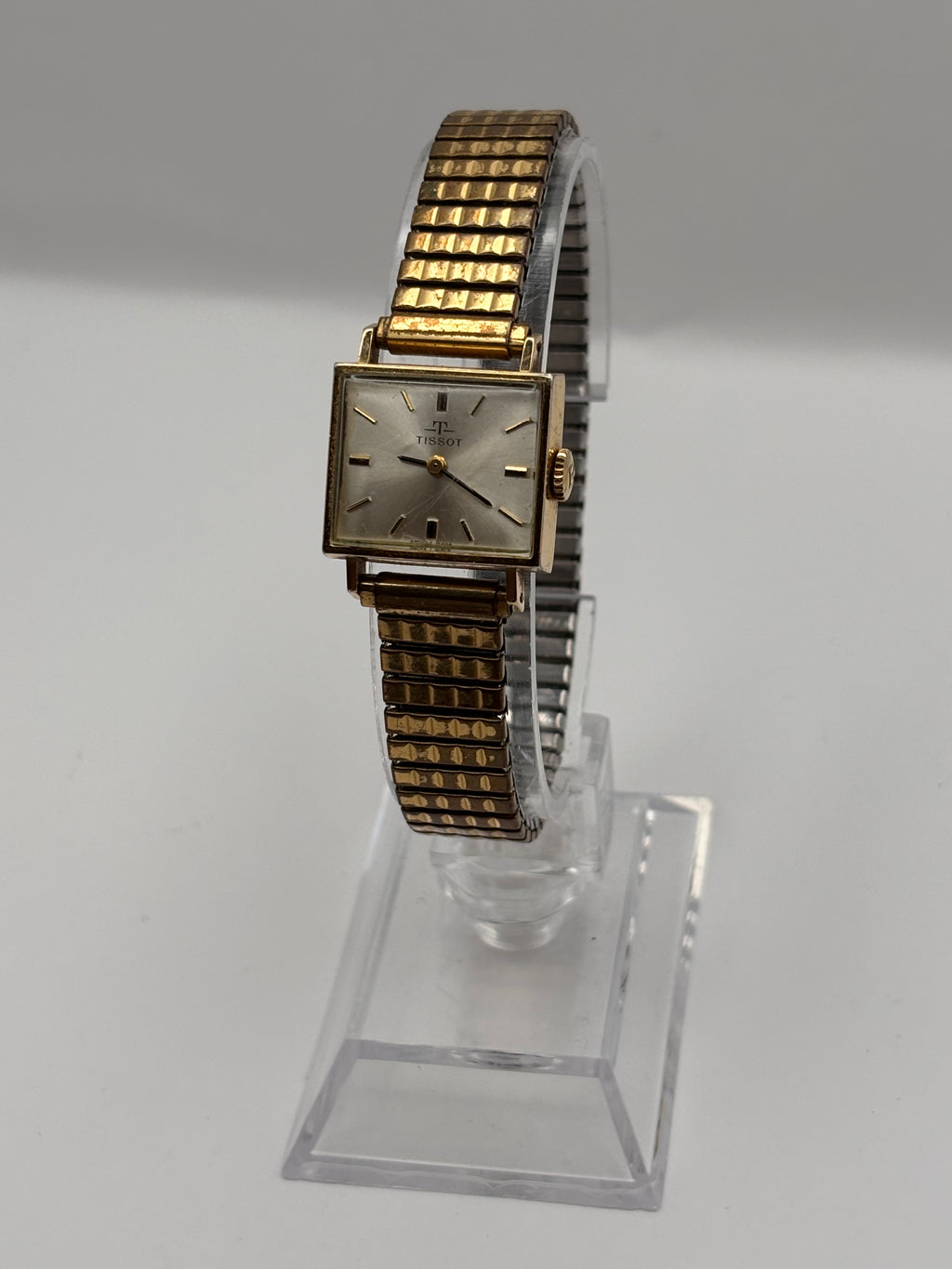 Vintage Tissot Ladies Square Gold Tone Dress
Watch - Perfect Working Condition