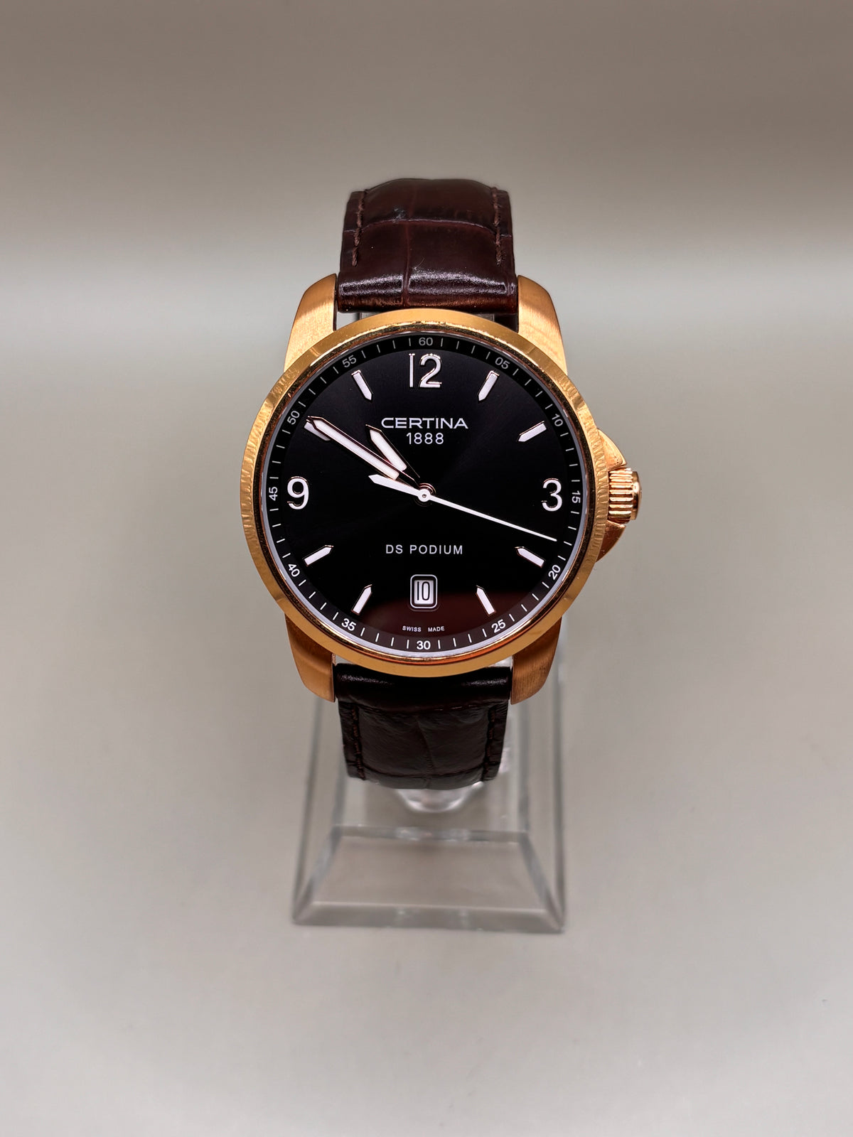 Certina DS Podium Quartz Watch – Rose Gold PVD