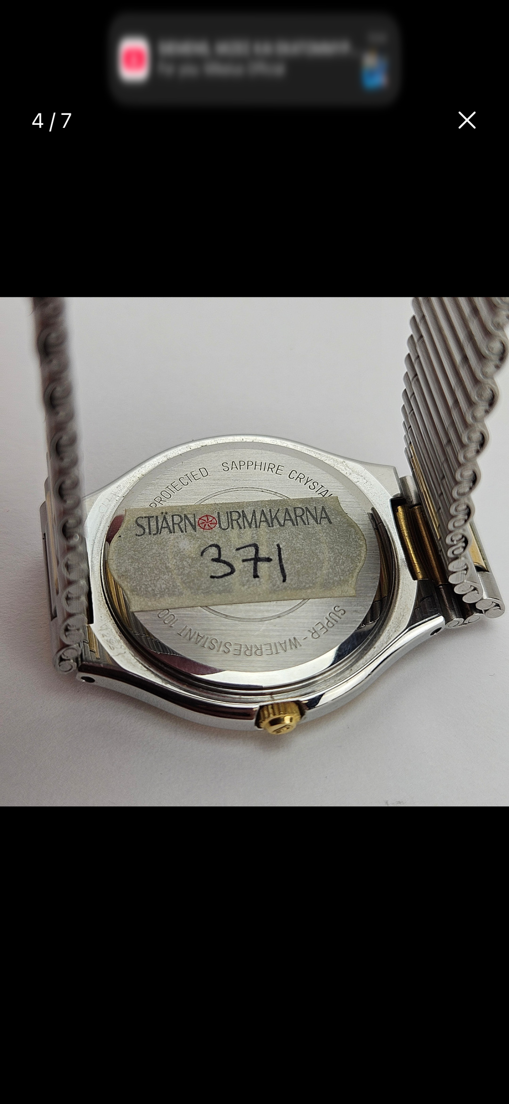 Certina DS Quartz Two-Tone Vintage Swiss Watch | Sapphire Crystal | Original Bracelet & Box