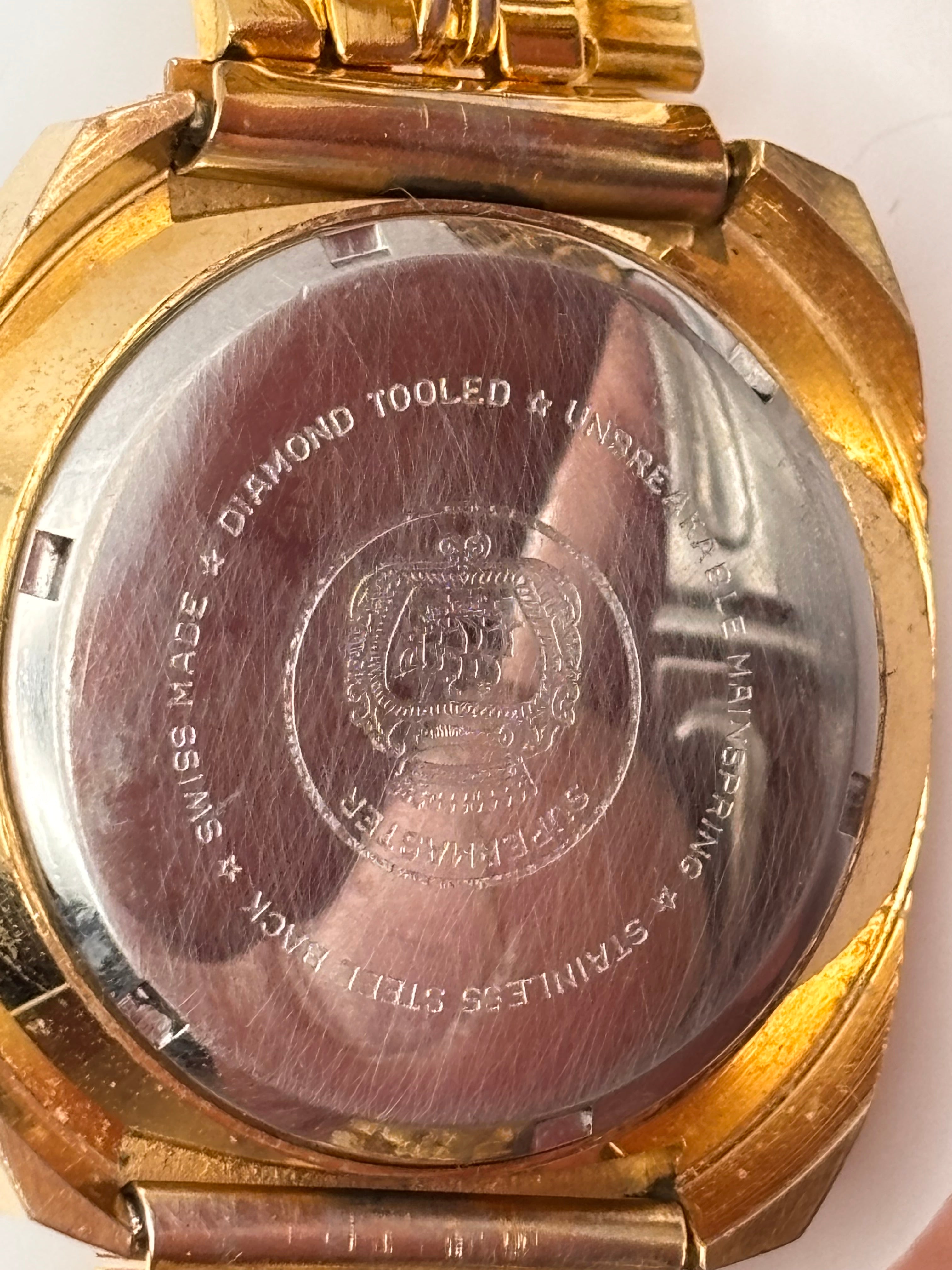 Vintage Nelson Supermaster Swiss Made 23 Jewels Gold Plated Men’s Watch – Perfect Working Condition