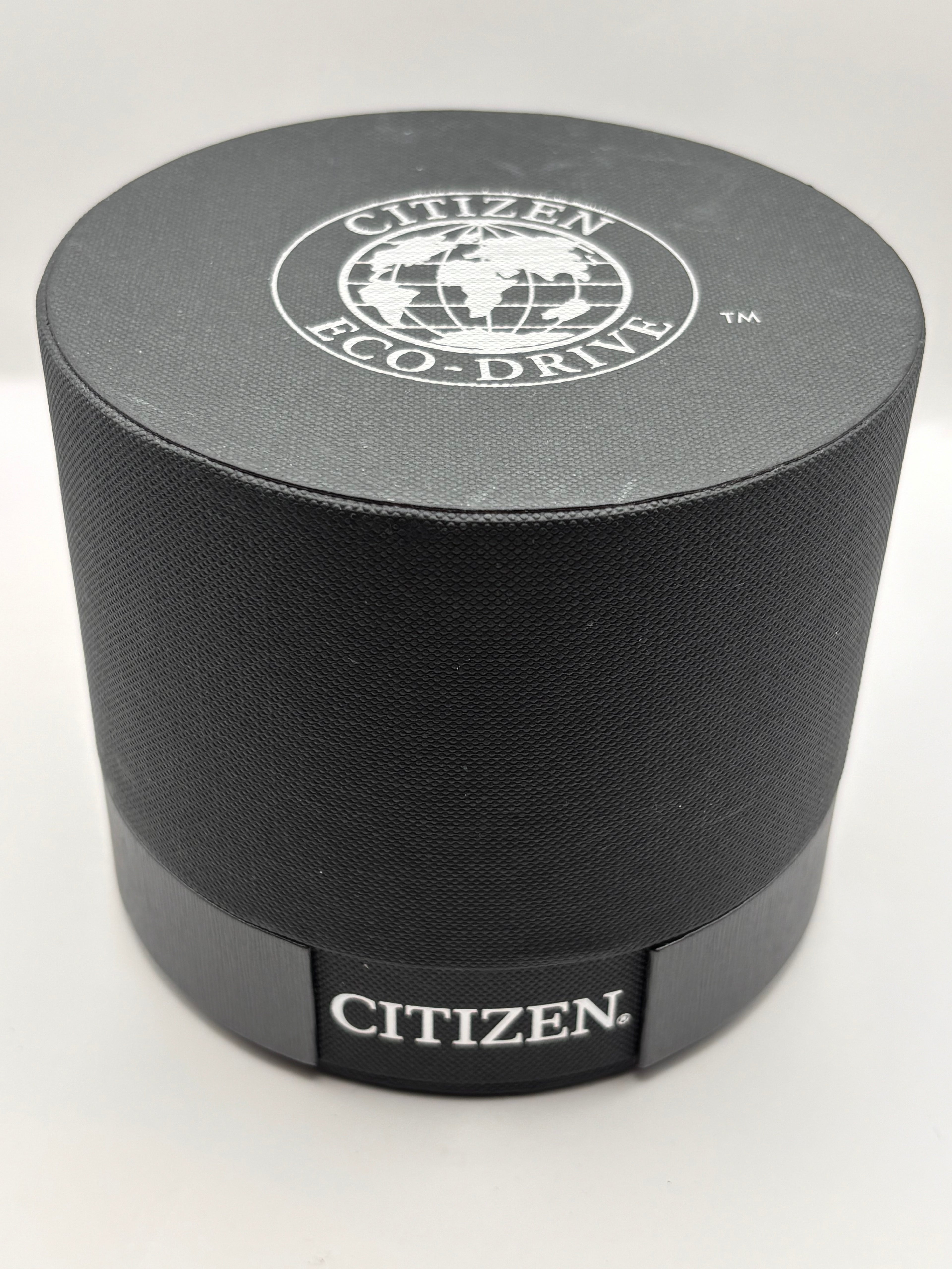 Citizen Eco-Drive Pilot Watch Black Dial Leather Strap – Perfect Working Condition + Box