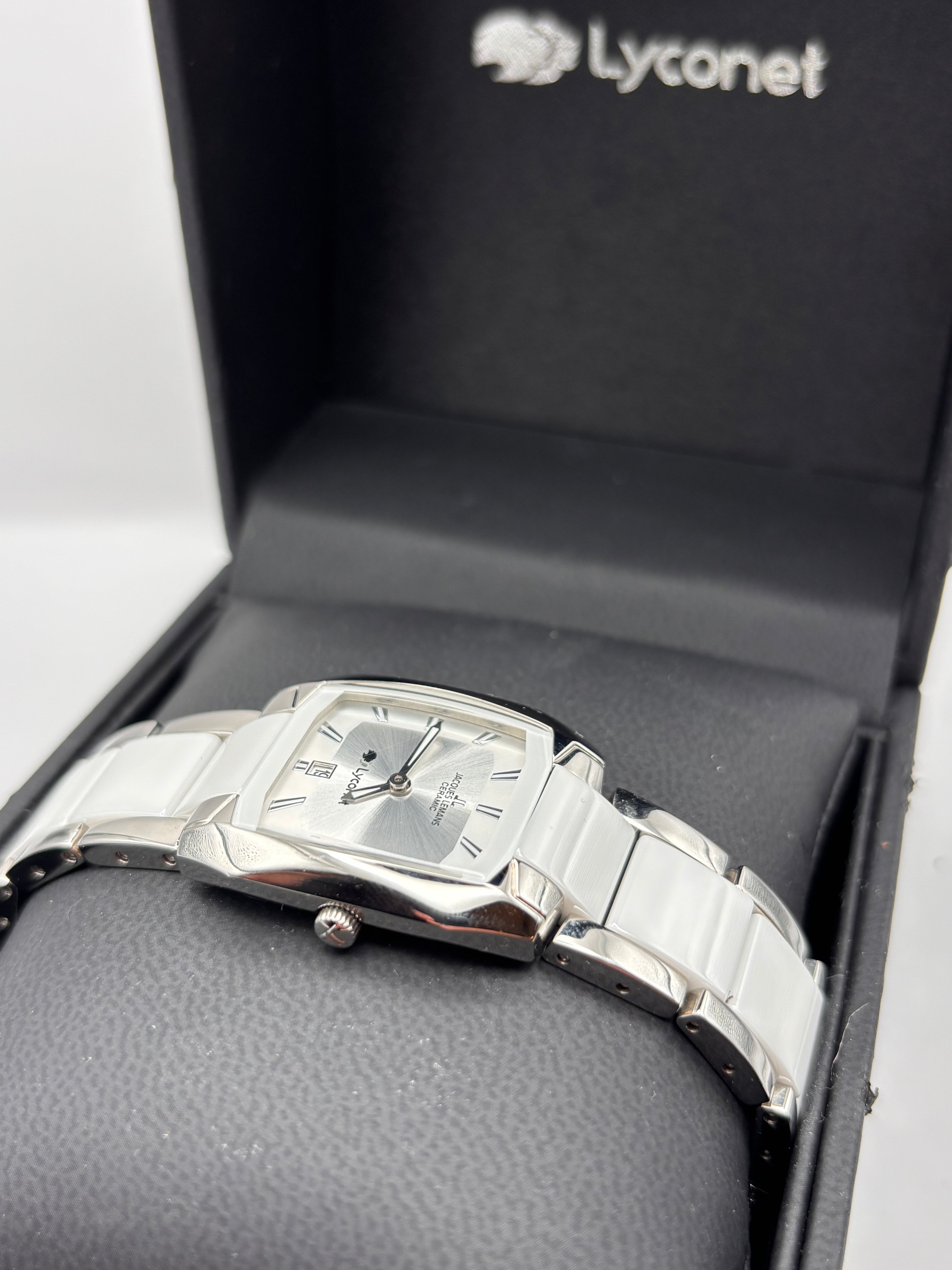 Jacques Lemans Ceramic Damklocka – Box & Garantikort