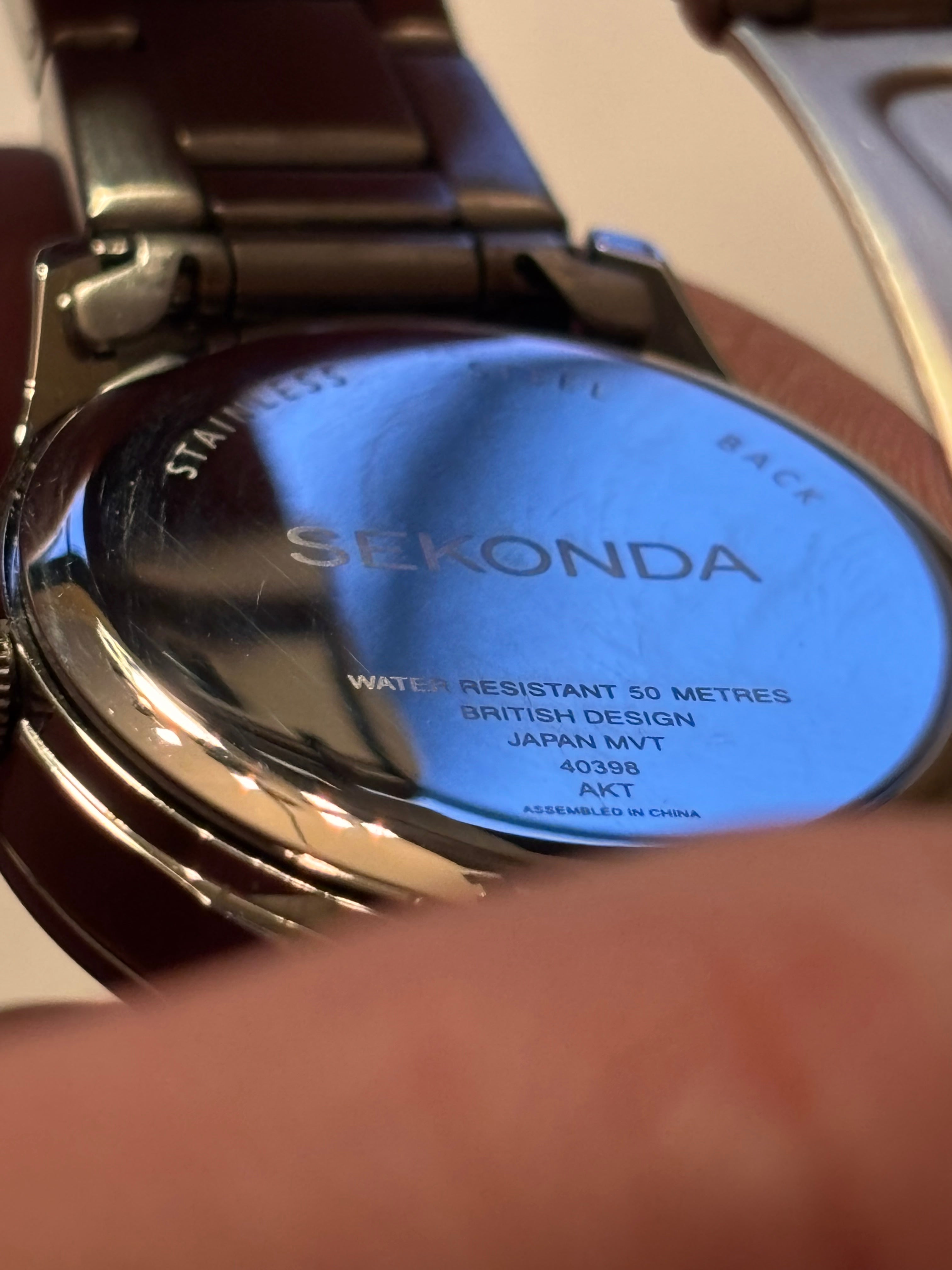 Sekonda Pink Sunburst Dial