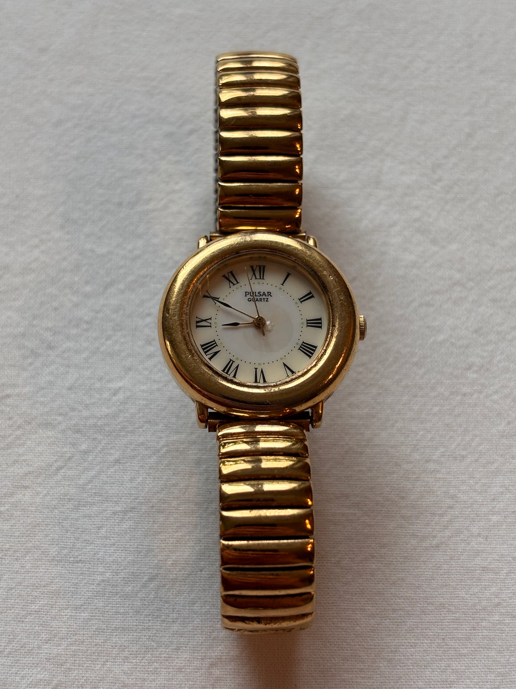 Pulsar Vintage Gold Tone Quartz Watch – Ladies