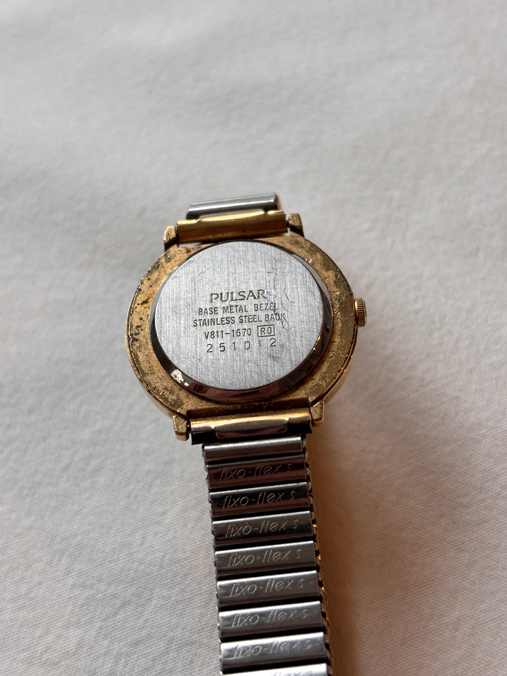 Pulsar Vintage Gold Tone Quartz Watch – Ladies