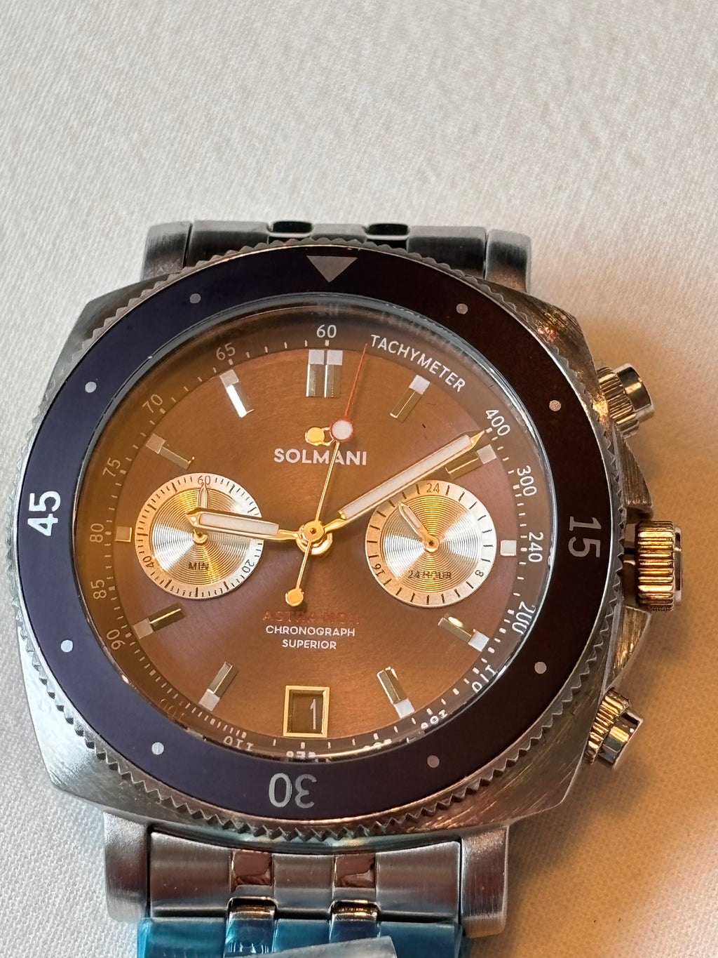 Solmani Luxury Watch Complete Set | Box, Warranty Card & Certificate Brand New