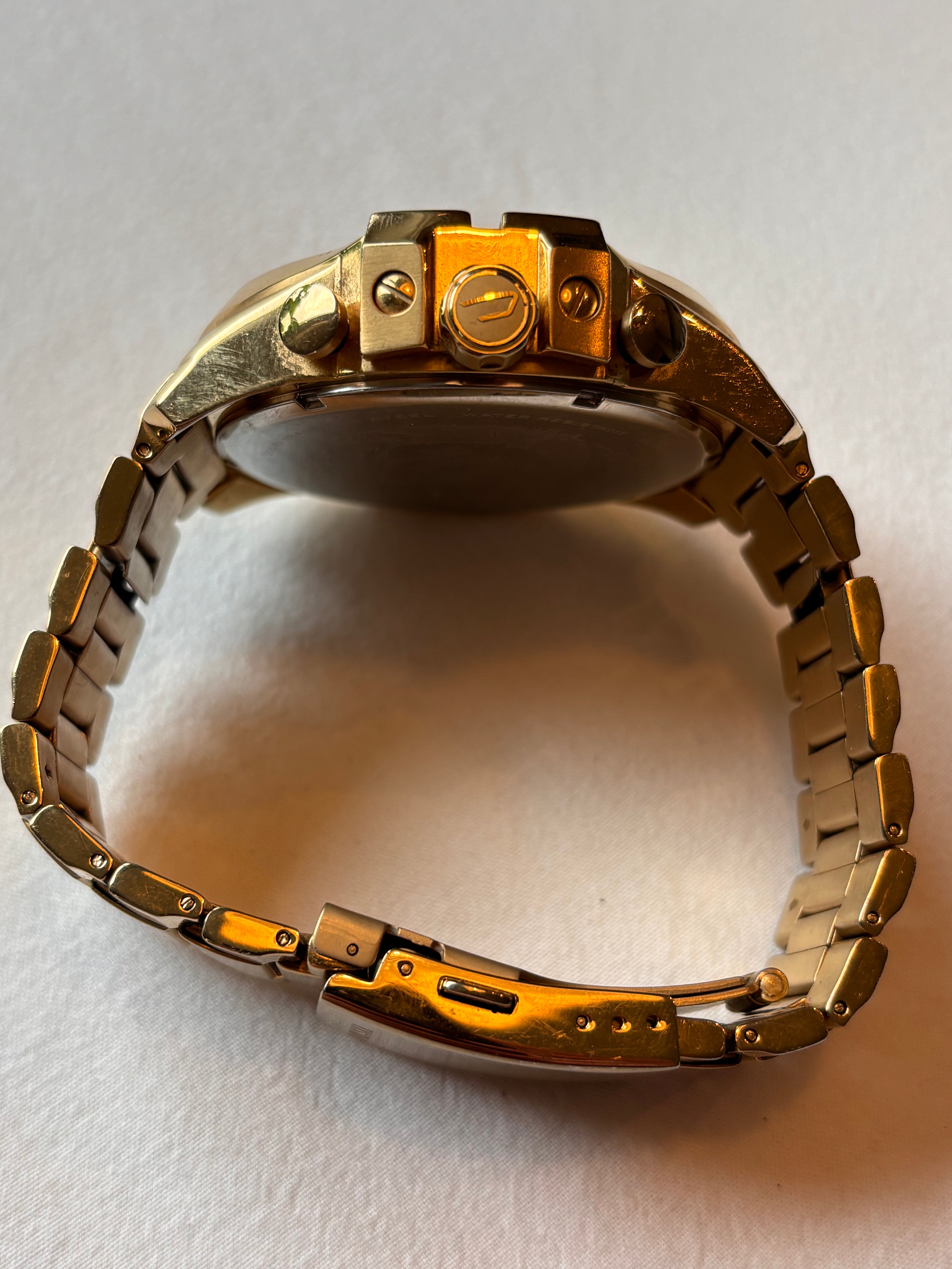 Diesel Only The Brave Chronograph 10 BAR | Gold Tone | Ref. DZ-4360