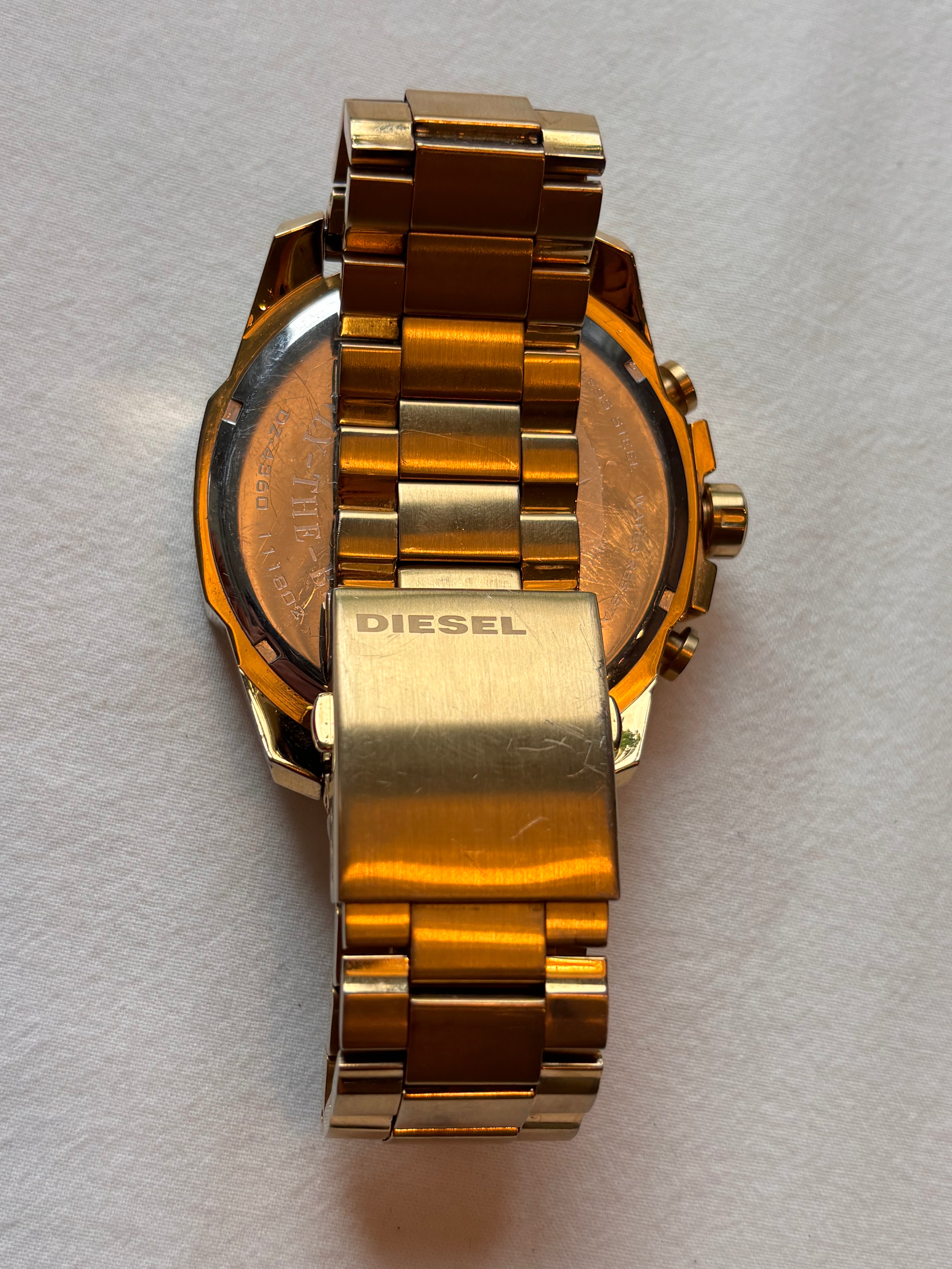 Diesel Only The Brave Chronograph 10 BAR | Gold Tone | Ref. DZ-4360
