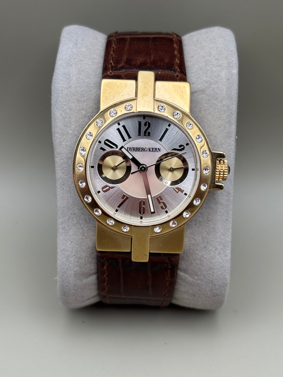 Dyrberg Kern gold tone women's watch front