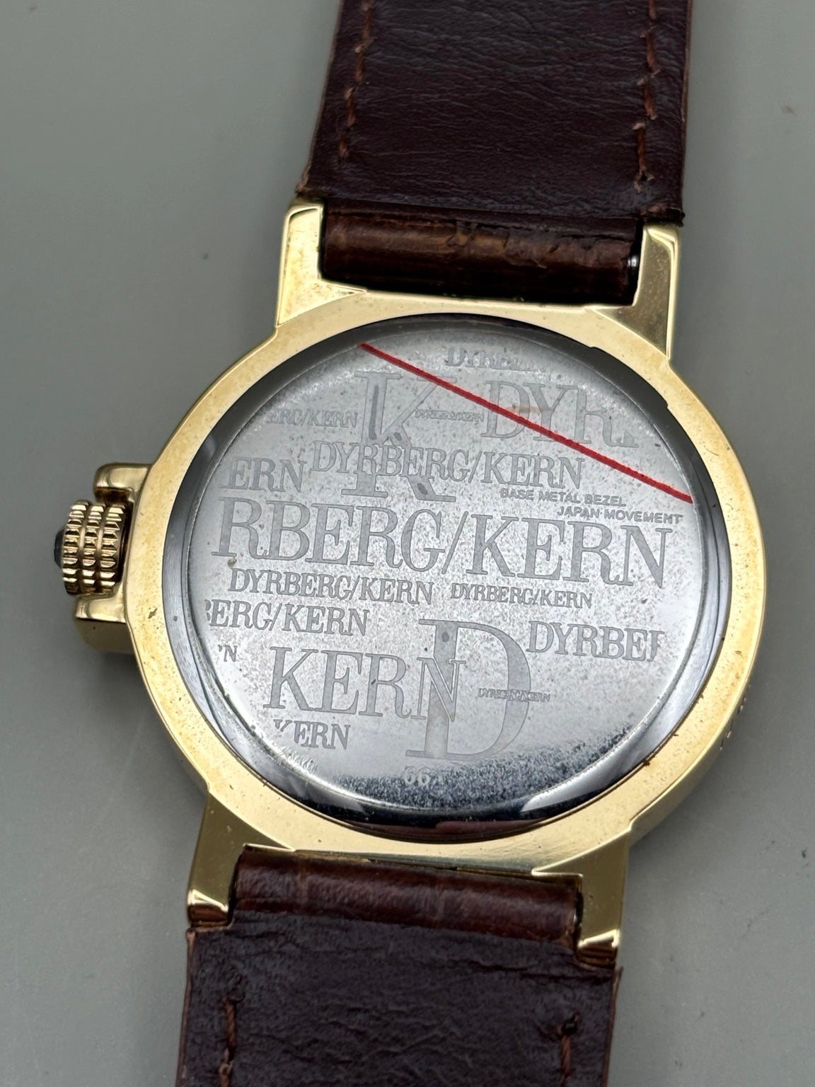 Dyrberg Kern watch caseback