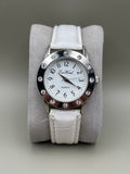 EuroWatch white quartz women's watch front