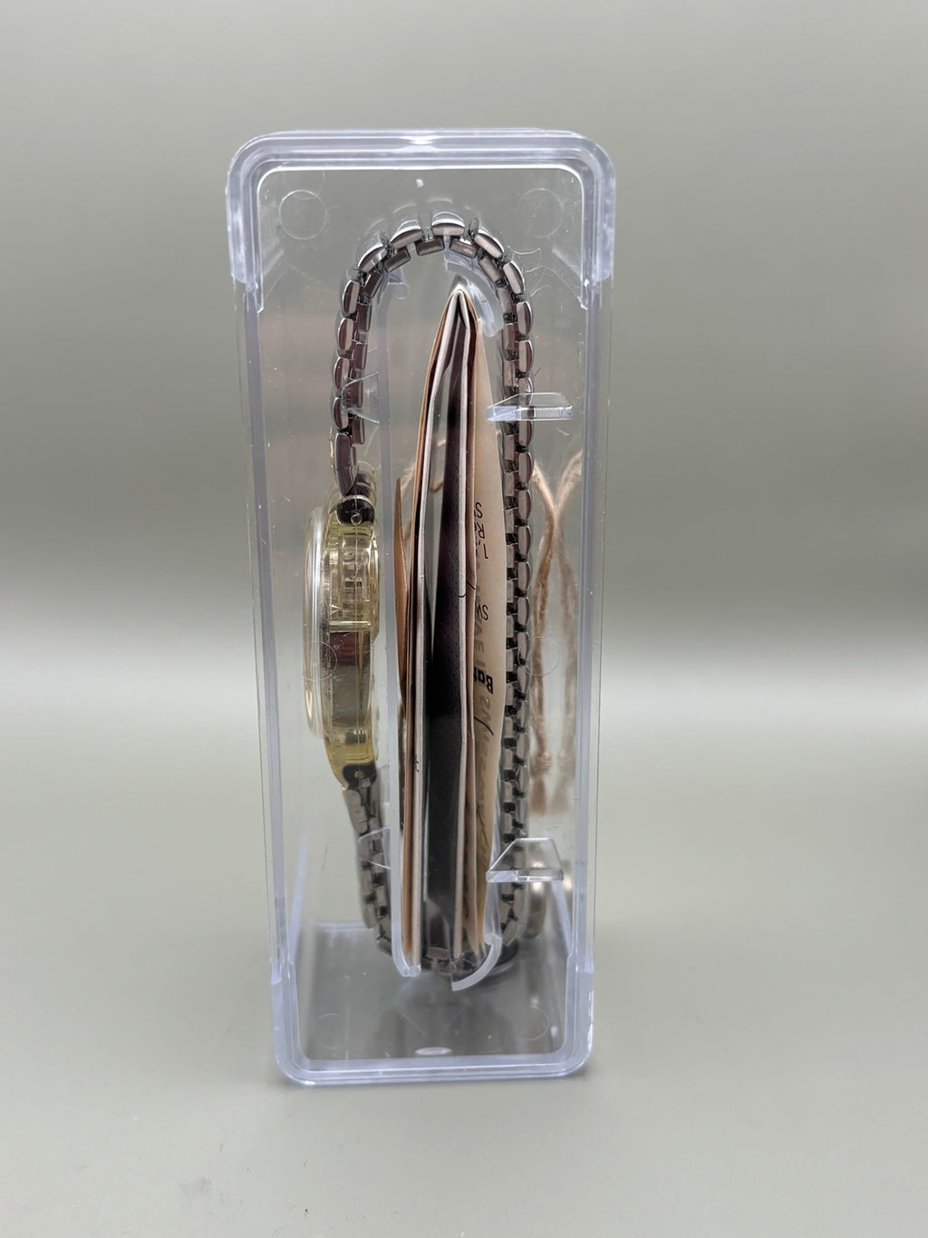 Swatch Gold Filigree Transparent Swiss Watch – Original Case