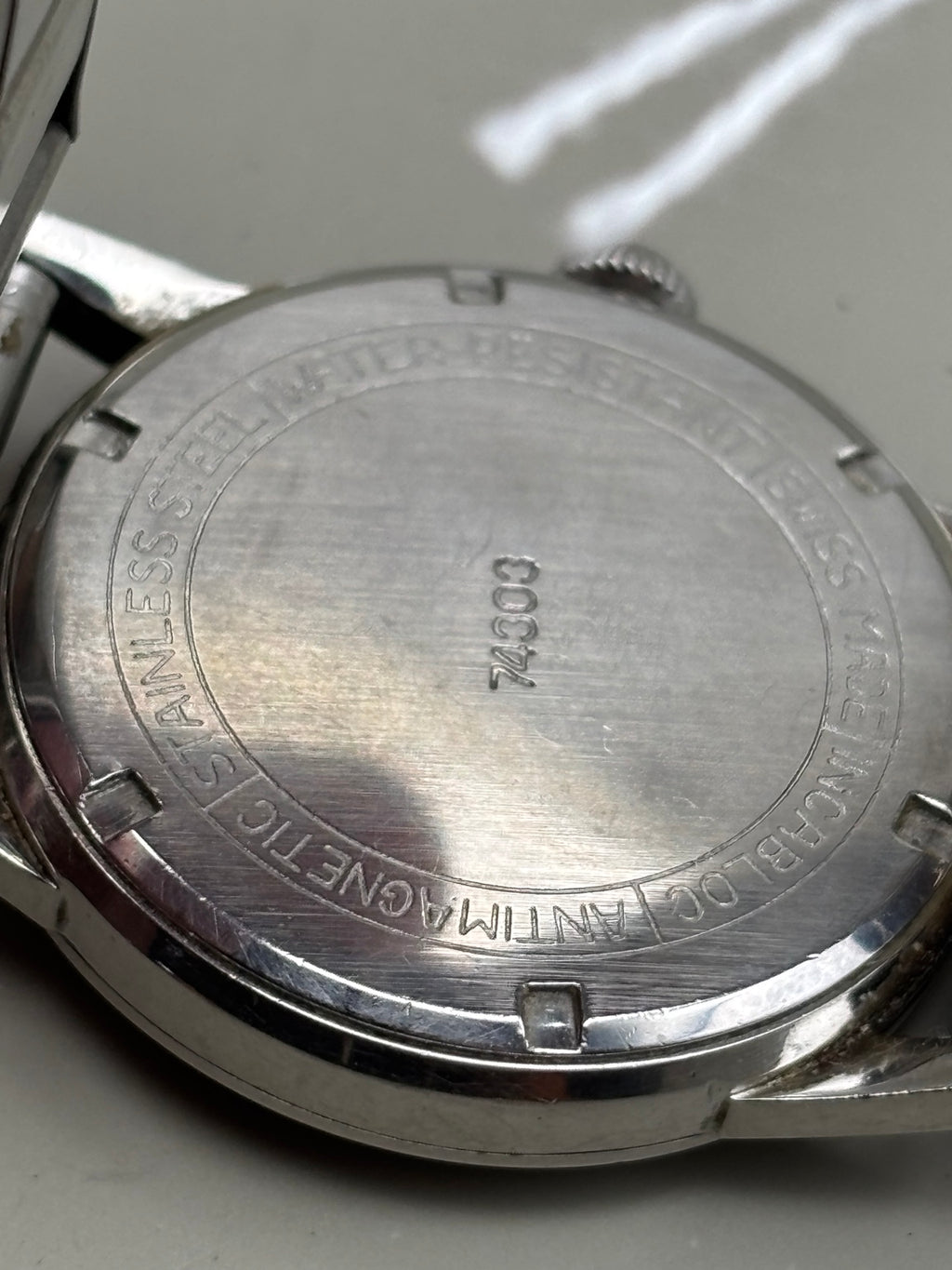 Helima caseback stainless steel antimagnetic 2400