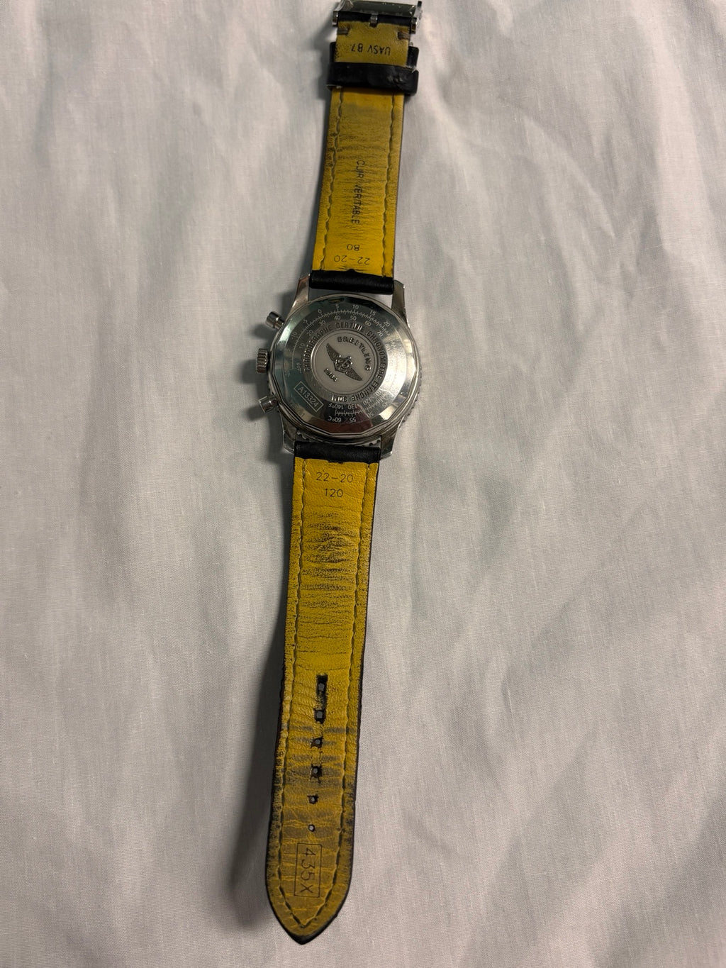 Breitling Navitimer full caseback and strap