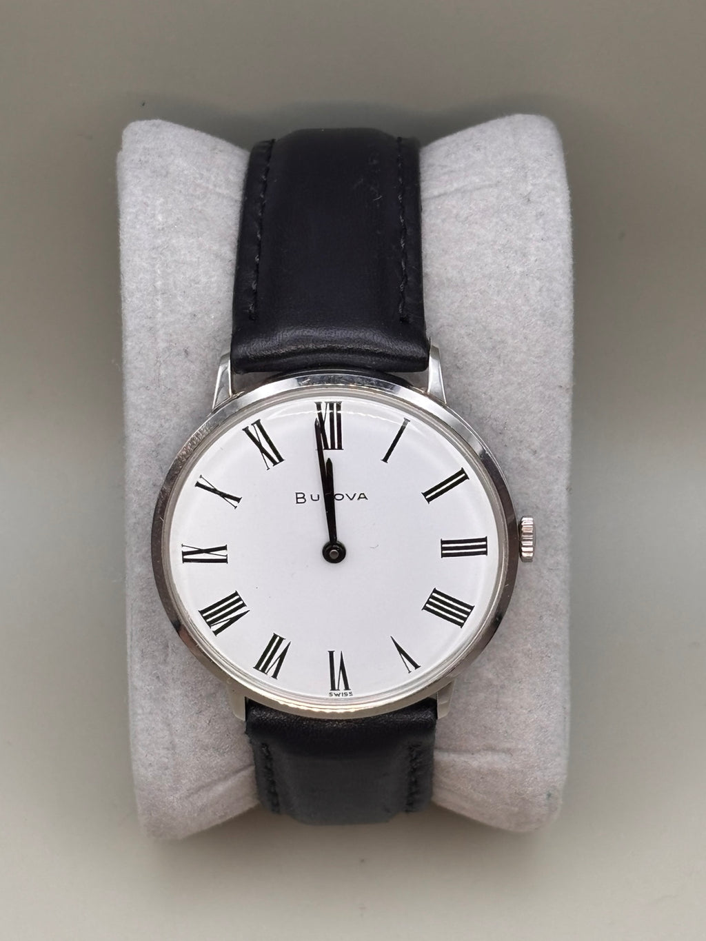 Bulova Swiss M8 1-599025 – Roman Numeral Dress Watch photo 1
