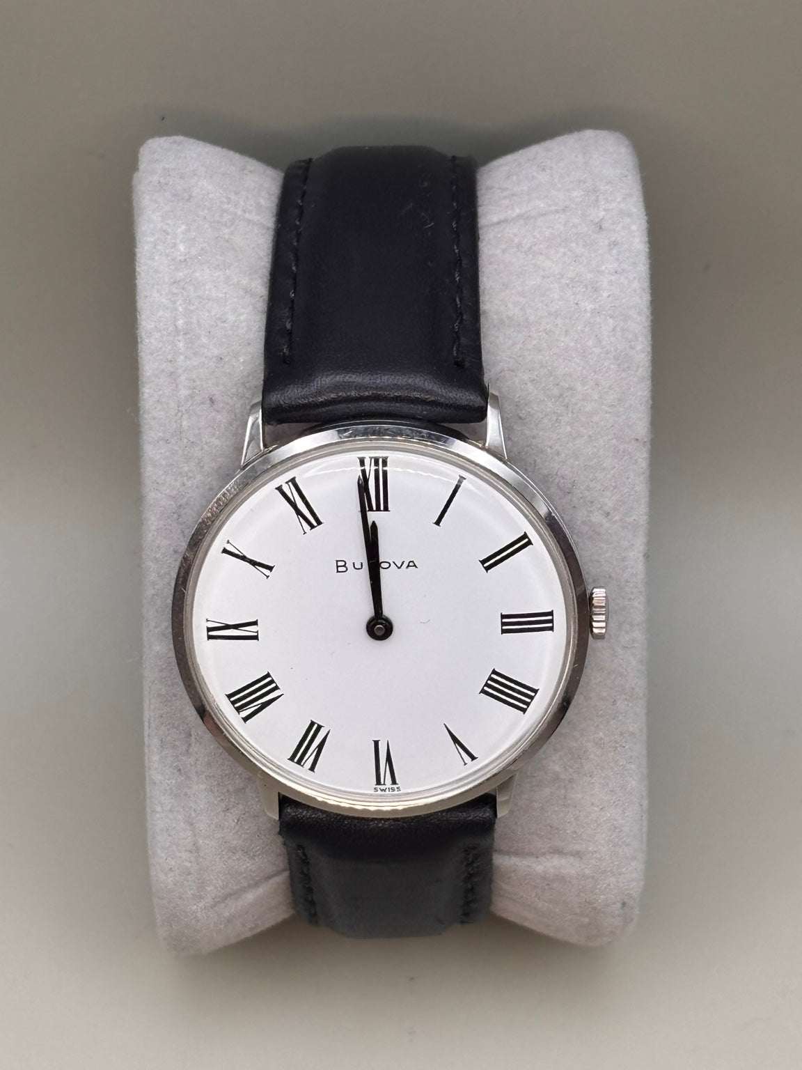 Bulova Swiss M8 1-599025 – Roman Numeral Dress Watch photo 1