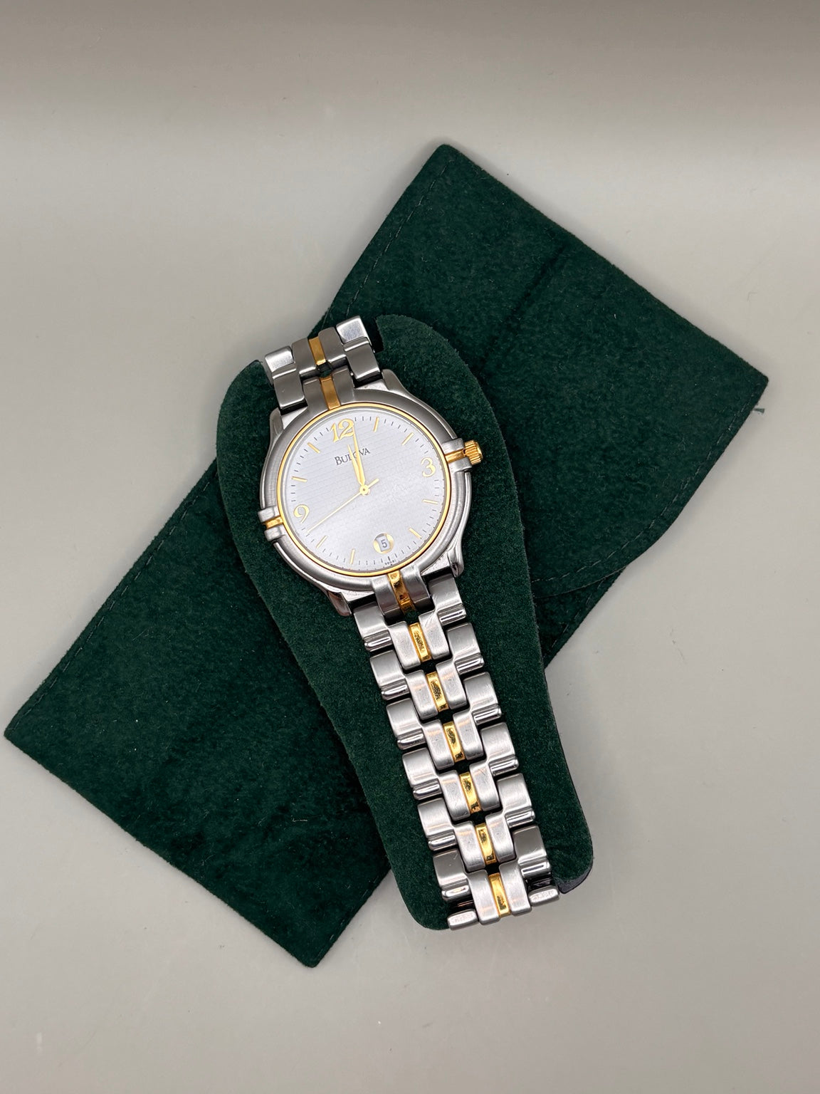 Bulova Swiss Two-Tone Bracelet Dress Watch photo 1