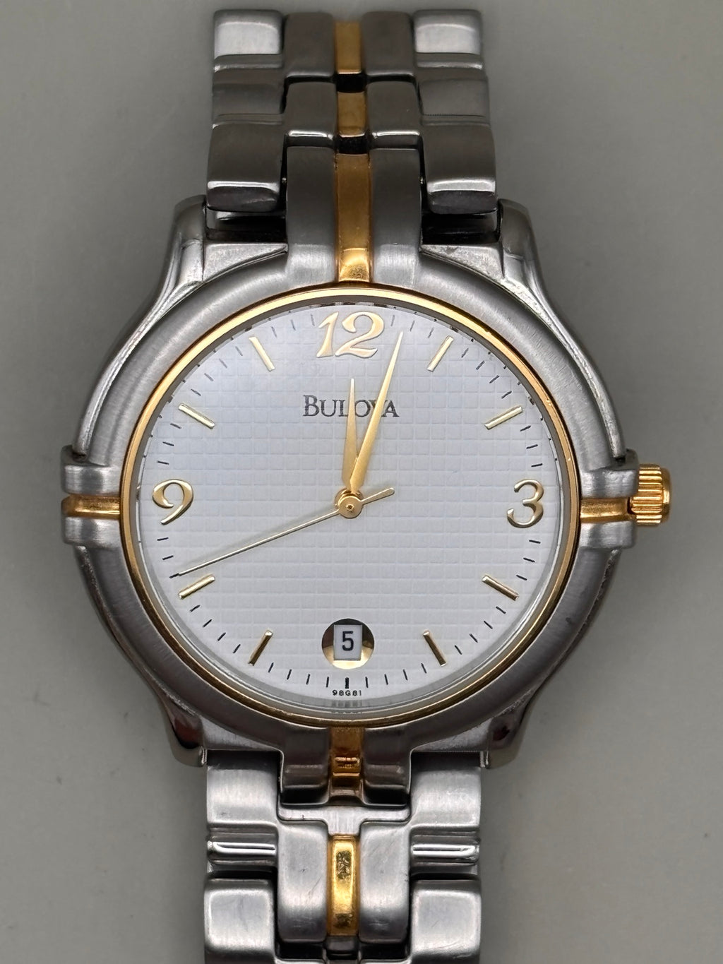 Bulova Swiss Two-Tone Bracelet Dress Watch photo 6
