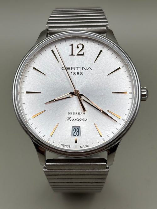 Certina DS Dream Precidrive – Silver Dial – Swiss Quartz