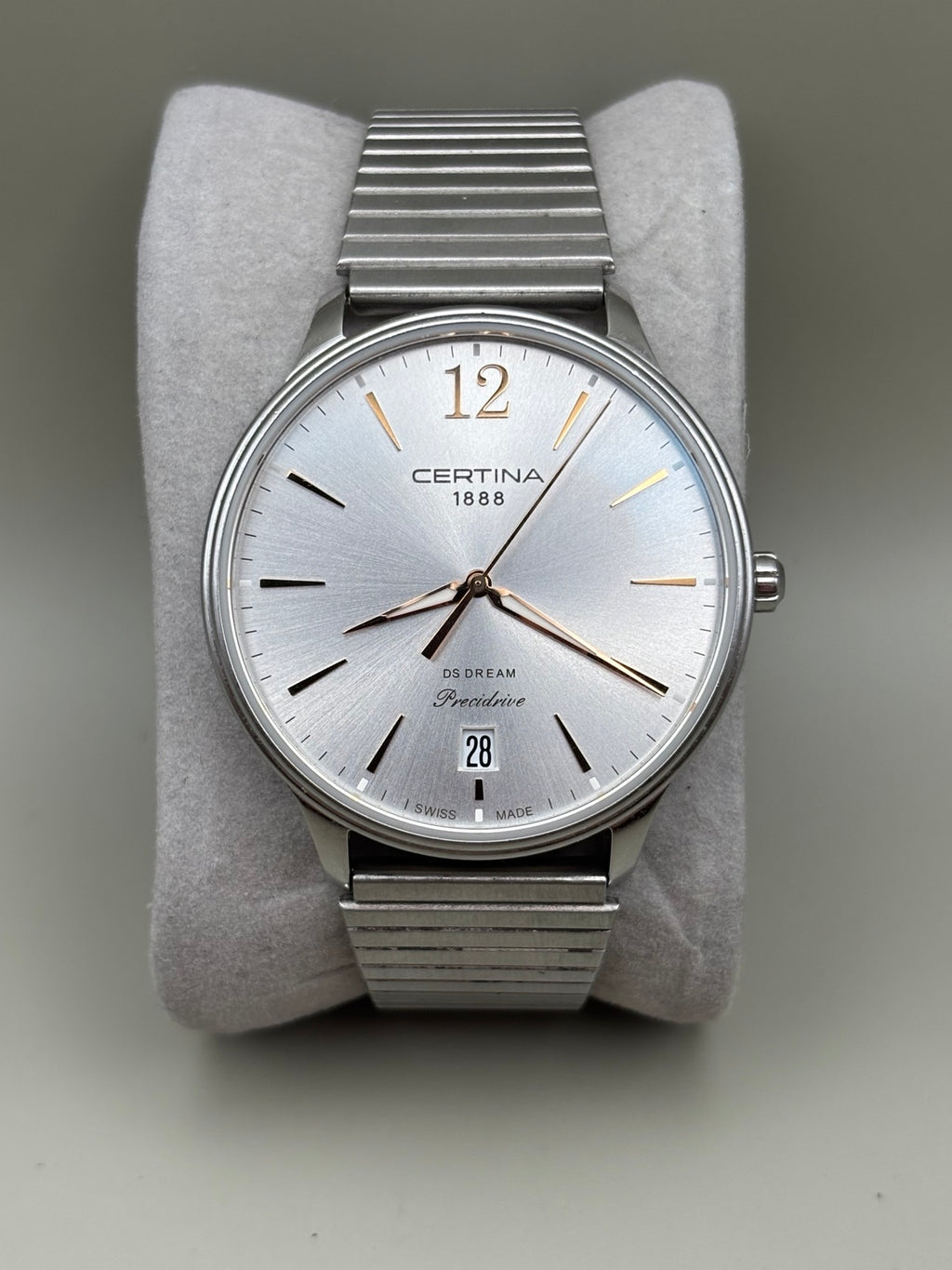 Certina DS Dream Precidrive – Silver Dial – Swiss Quartz