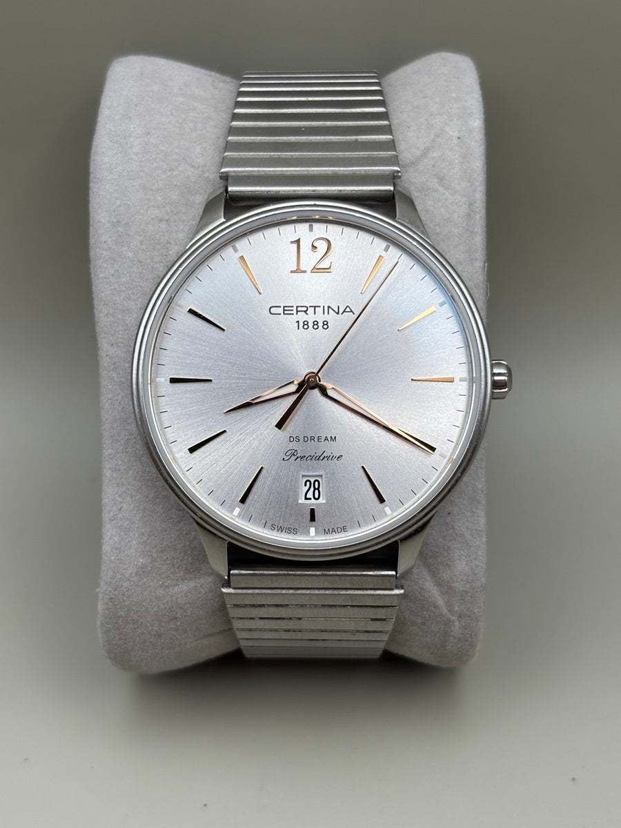 Certina DS Dream Precidrive – Silver Dial – Swiss Quartz
