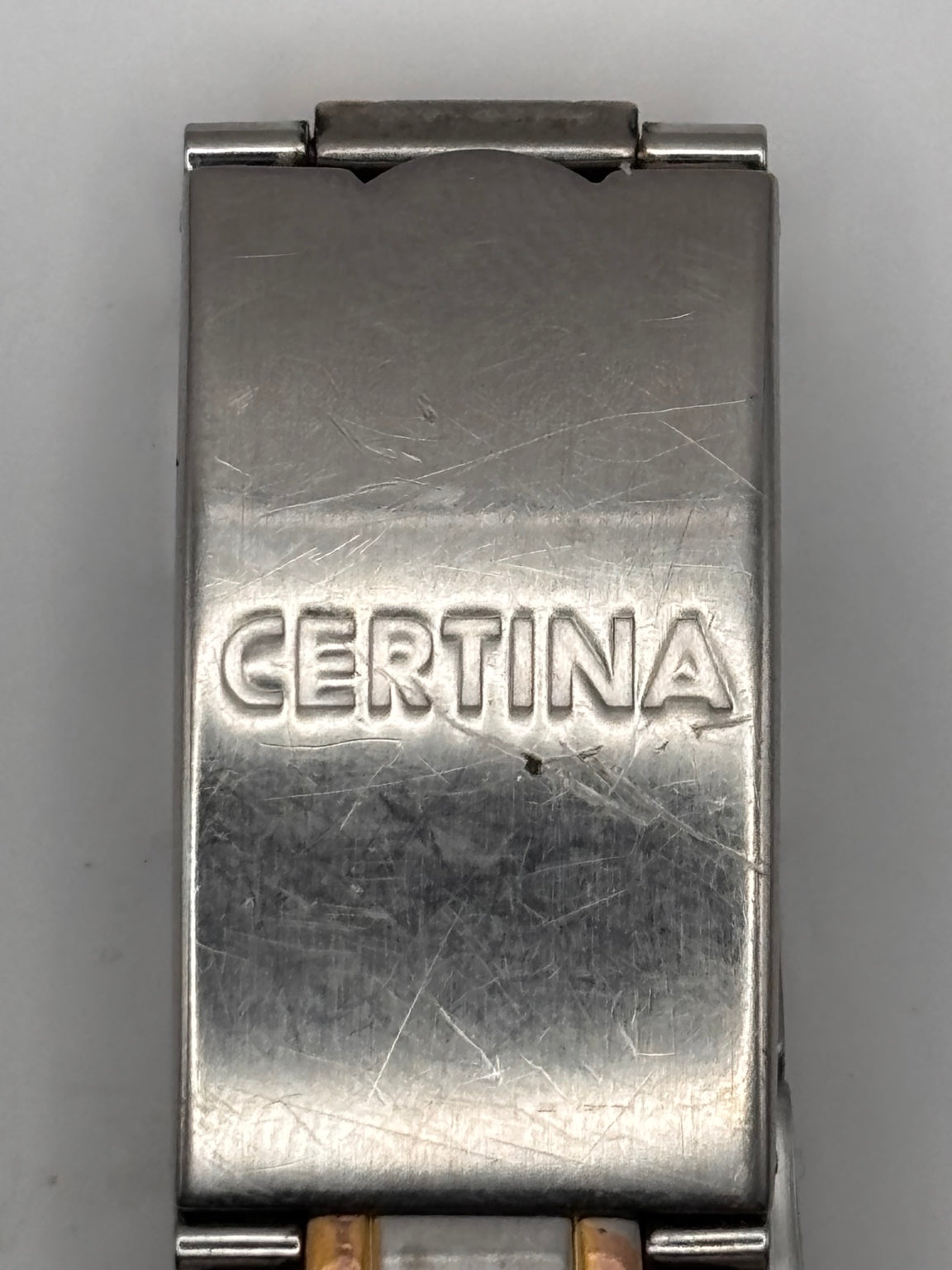 Certina signed bracelet clasp