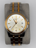 Certina DS two-tone Swiss watch front view