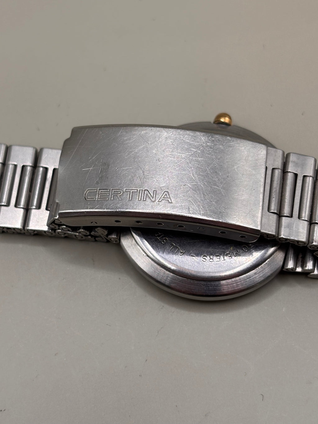 Certina signed clasp