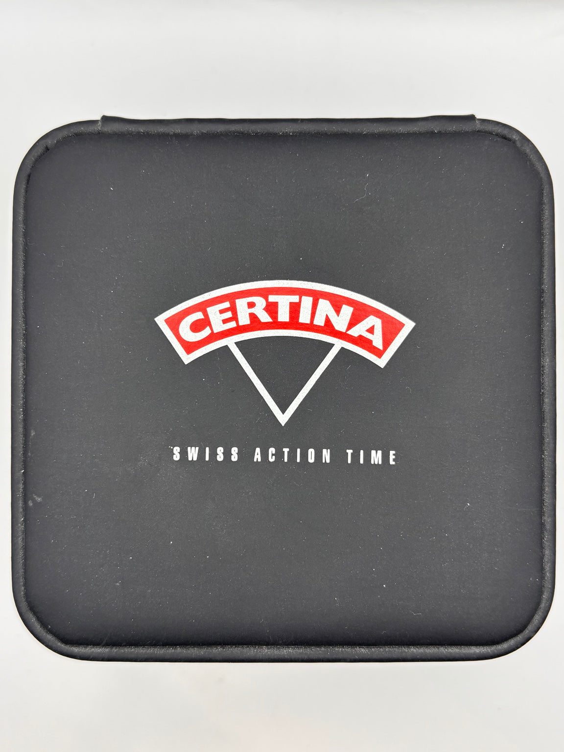 Certina vintage watch presentation box exterior