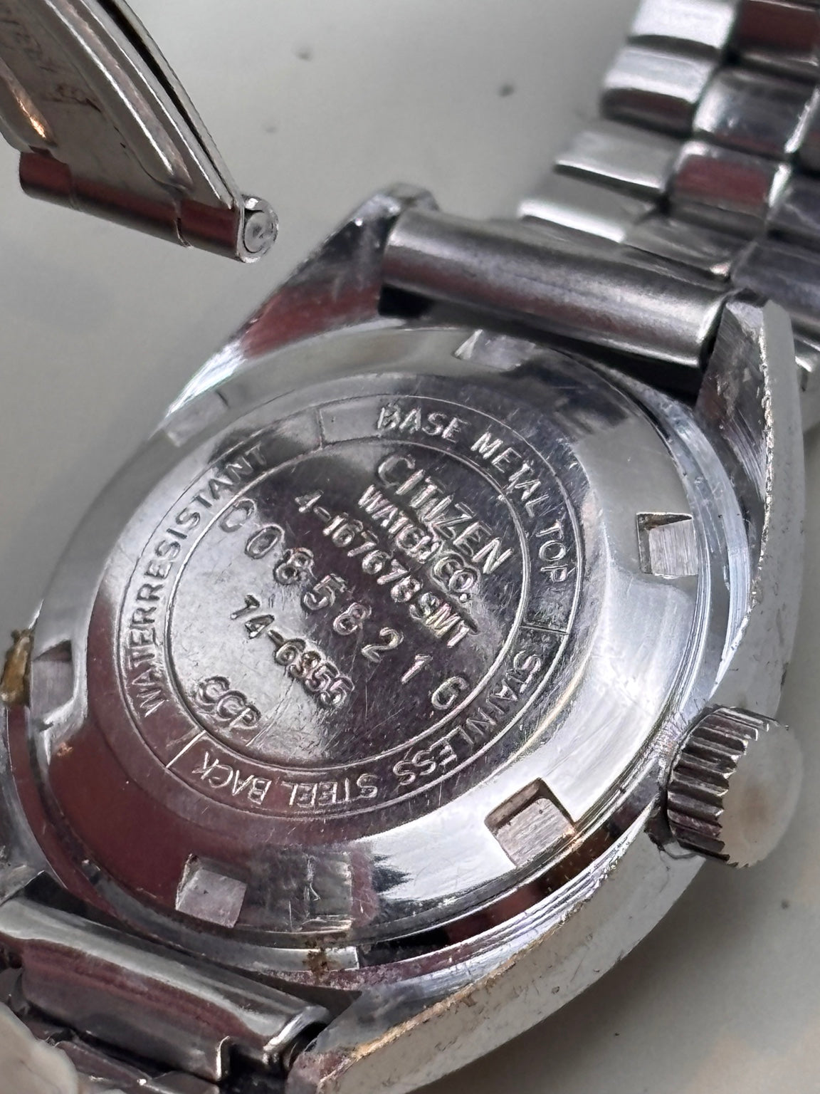 Citizen 4-167018 SM caseback serial 9035219
