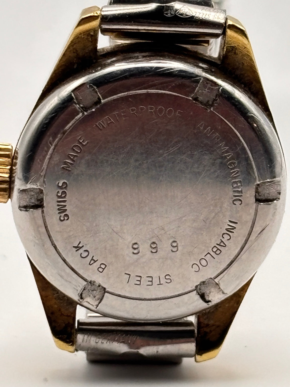 Helvetia ladies Swiss watch case back