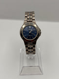 Lorus Titanium blue dial quartz watch front view
