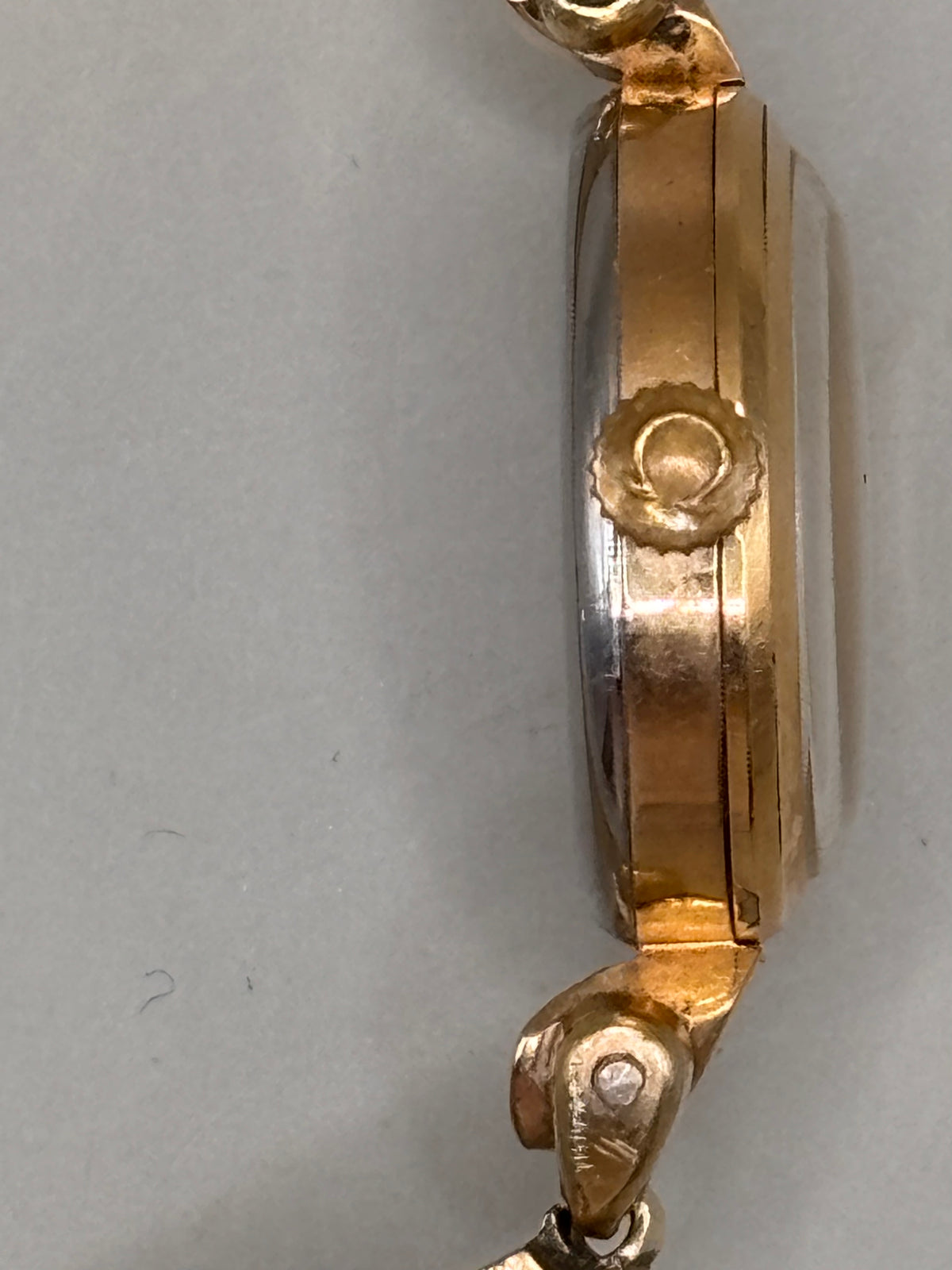 Vintage Omega ladies manual wind gold-tone watch view 5