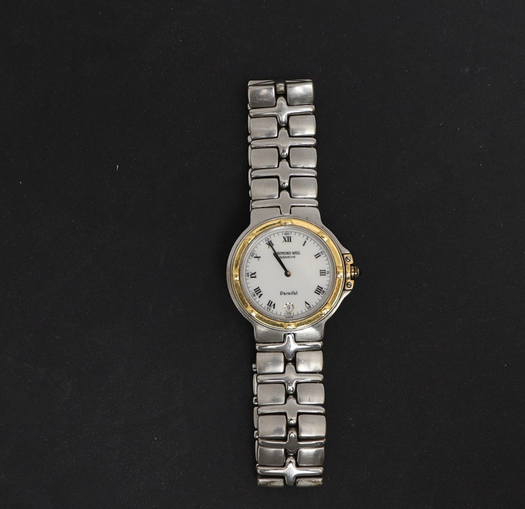 Raymond Weil Parsifal two-tone quartz watch full view